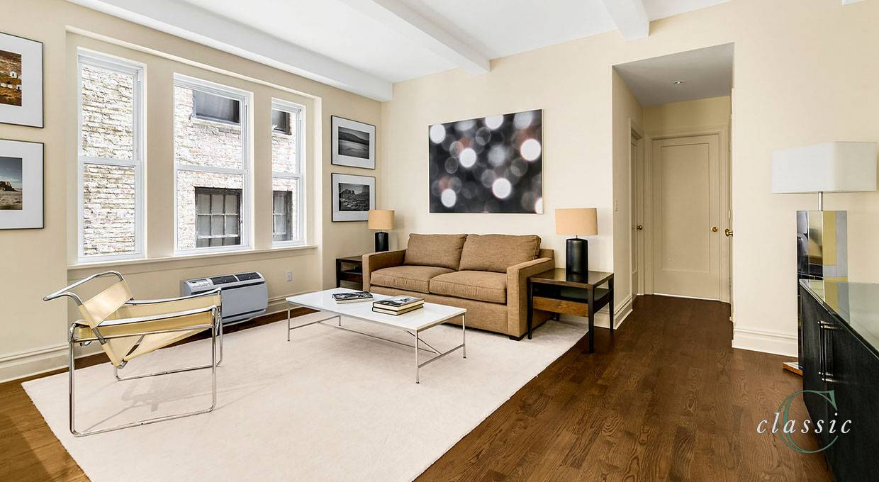 Here's a rare opportunity to own a newly renovated pre war one bedroom condominium located on Fifth Avenue in Greenwich Village better known as the Gold Coast.