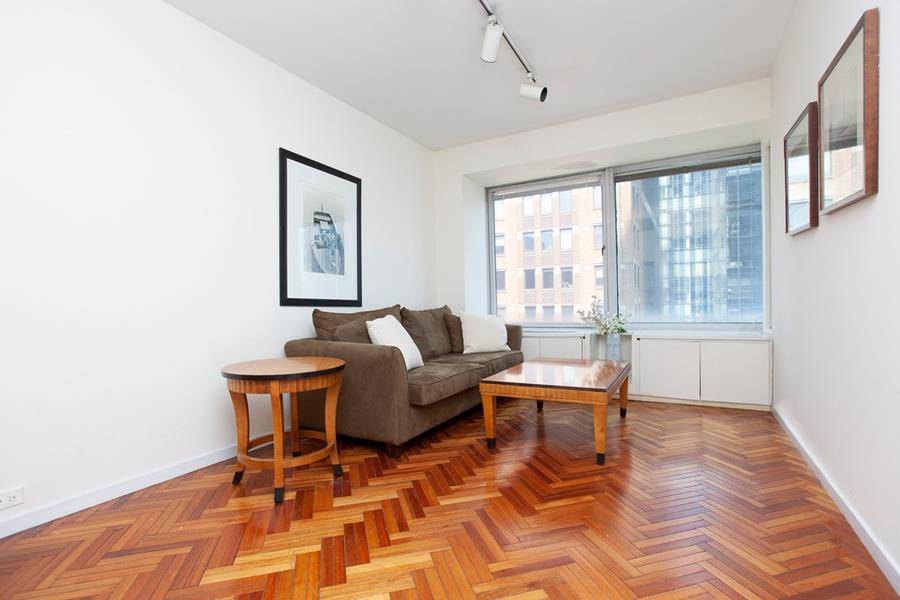 Bright Junior 1 bedroom on 34th floor north facing with great city views located in The City Spire, a full service luxury condominium steps from Central Park, 5th Avenue, Lincoln ...