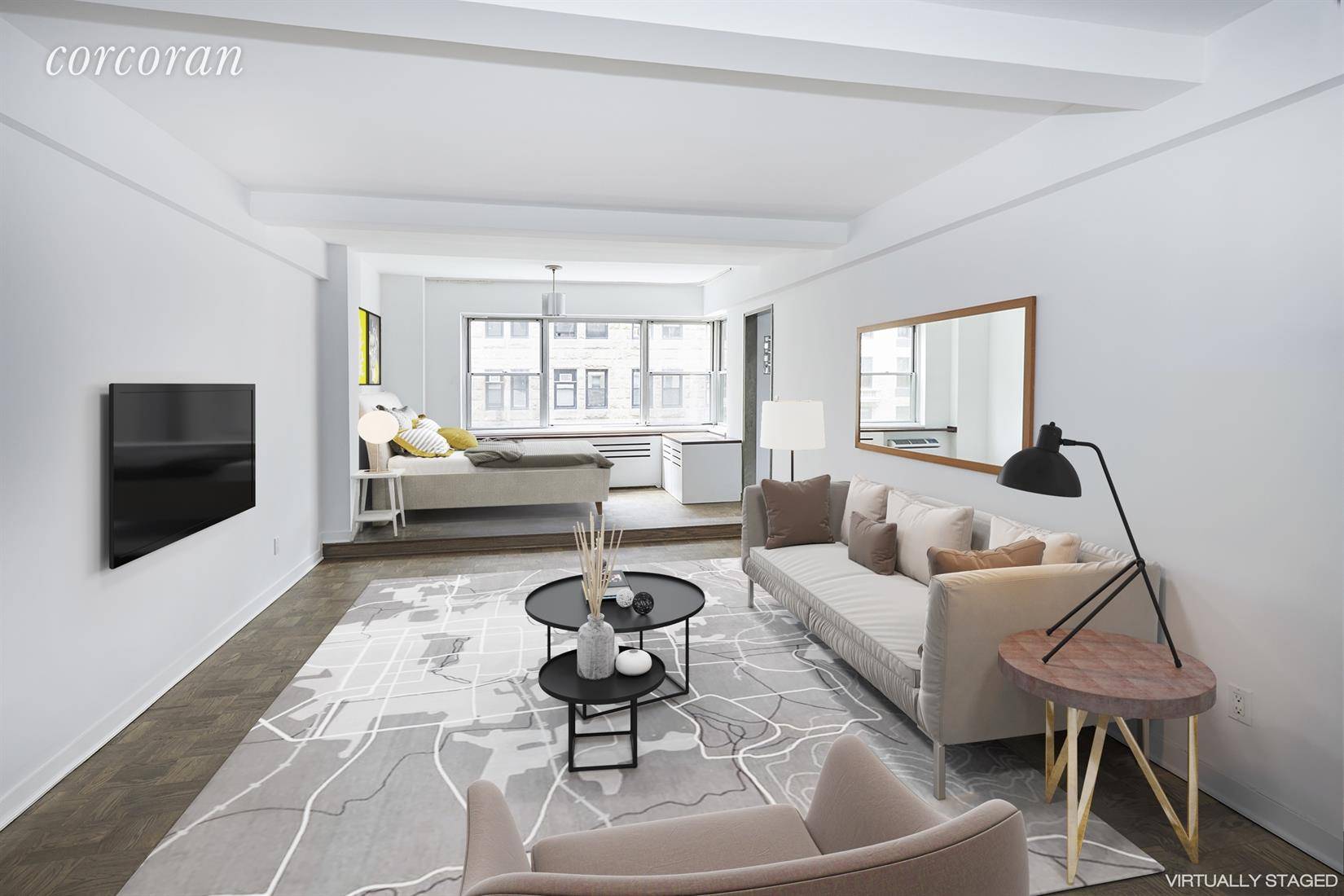 PARK GRAMERCY7 Lexington Avenue 7B is a chic, stylish studio in a full service, doorman building on one of the most beautiful blocks in the city.