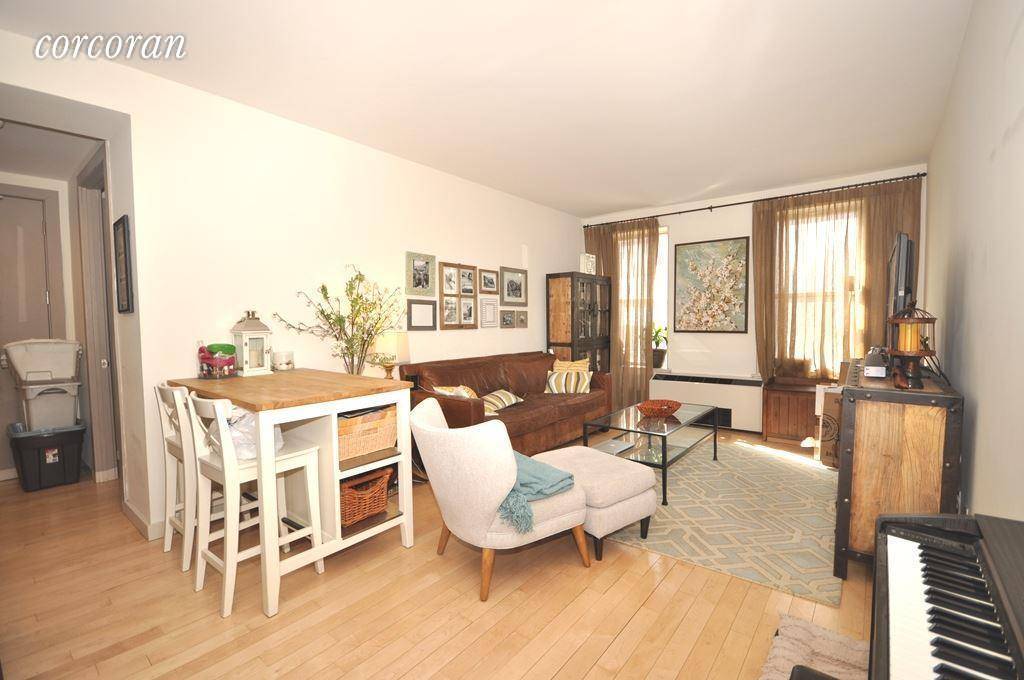 A terrific 1 bedroom with lots of light.