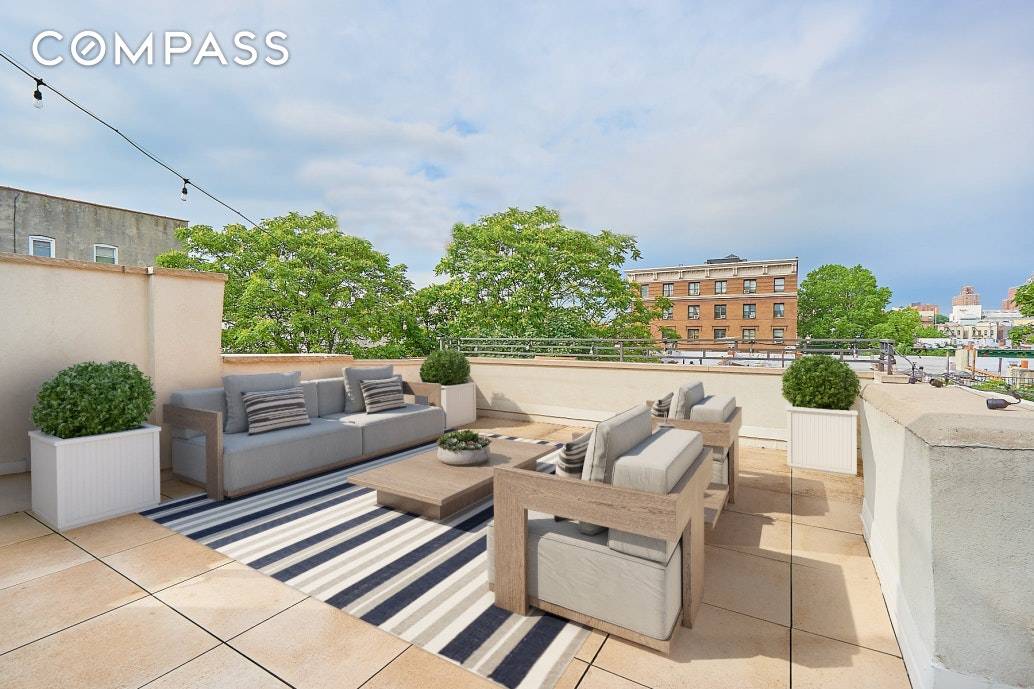 On lease for the first time, this townhouse penthouse is the ultimate in Harlem living.