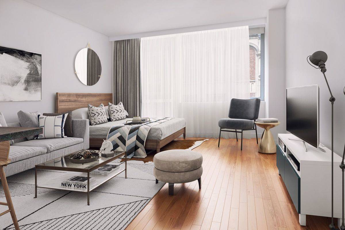 Sun Drenched Studio Apartment In Premier Tribeca Rental Building Featuring Amazing Amenities!!