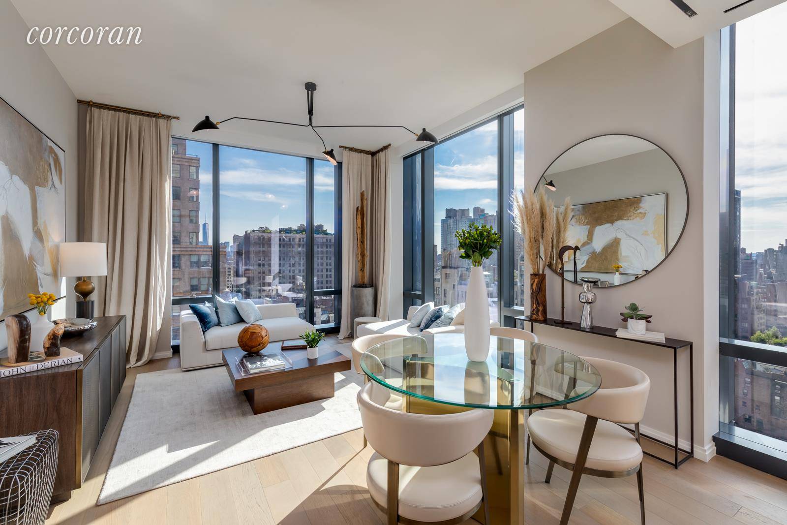 Immediate Occupancy ! Designed by internationally acclaimed architect Rafael Vinoly, with luxuriously appointed interiors by Jeffrey Beers International, Residence 20D is a 1, 373 SF 128 SM south and west ...