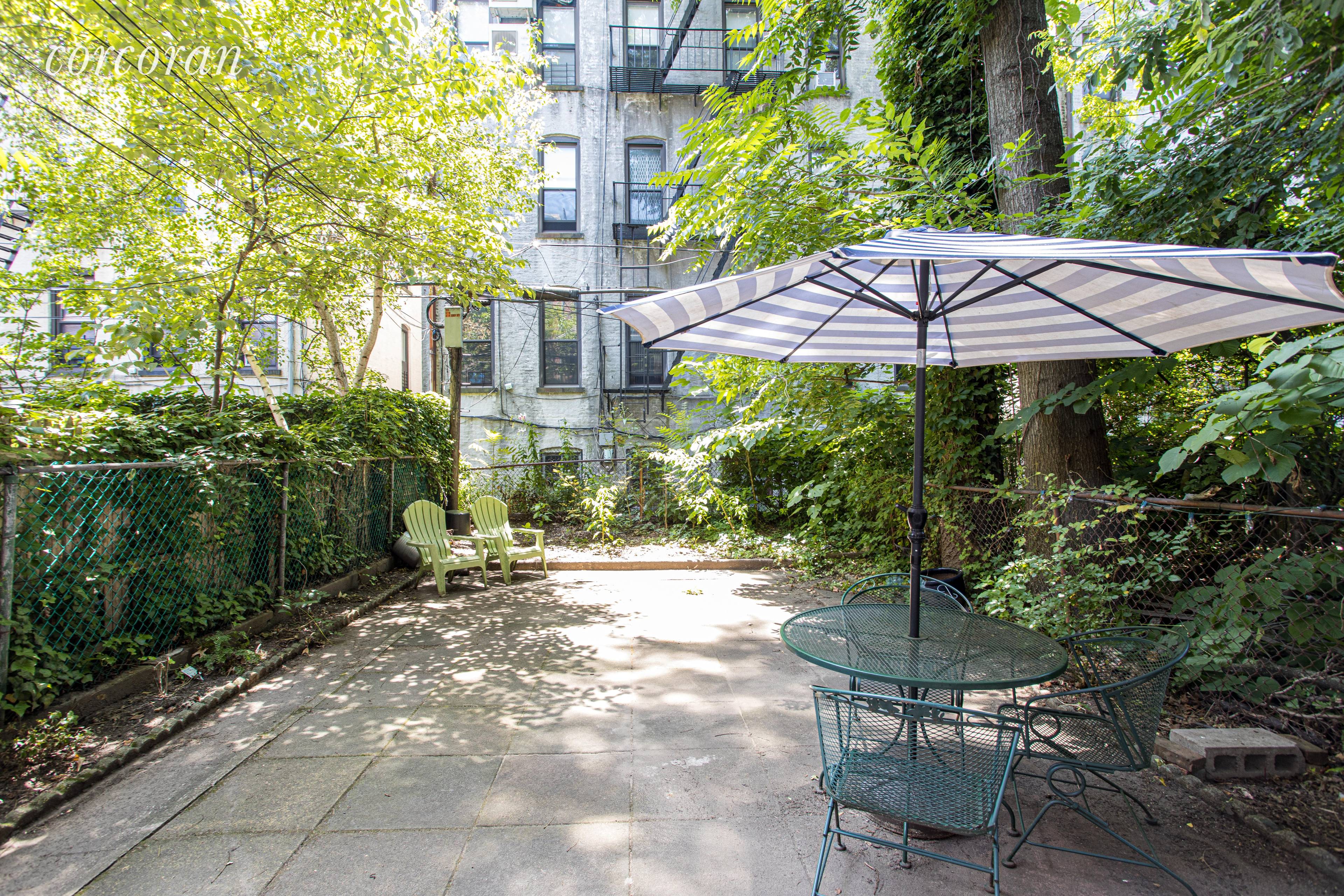 Quintessential garden apartment with private backyard in the heart of Park Slope !