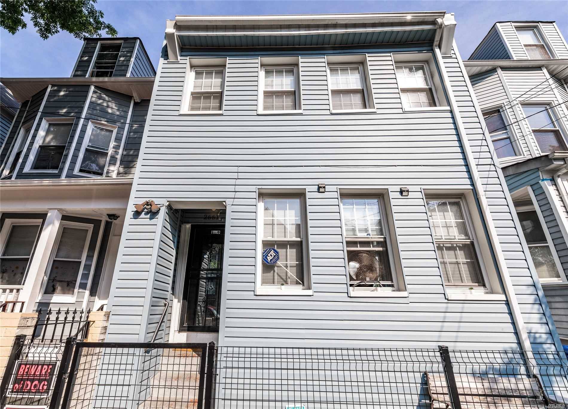 Immaculately kept 2 family home with finished basement in the Fordham section of the Bronx.