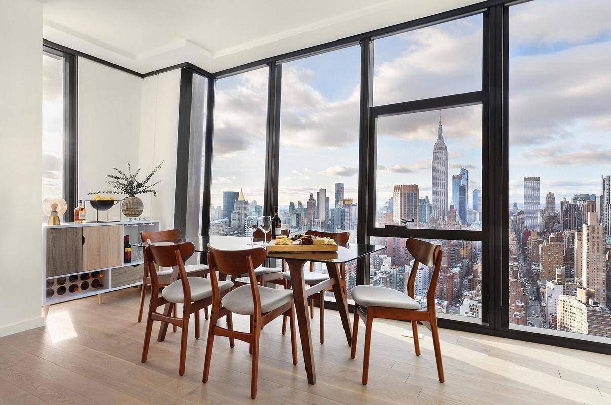 . STUNNING BEAUTY WITH JAW-DROPPING EAST RIVER VIEWS AT AMERICAN COOPER . NO-FEE .