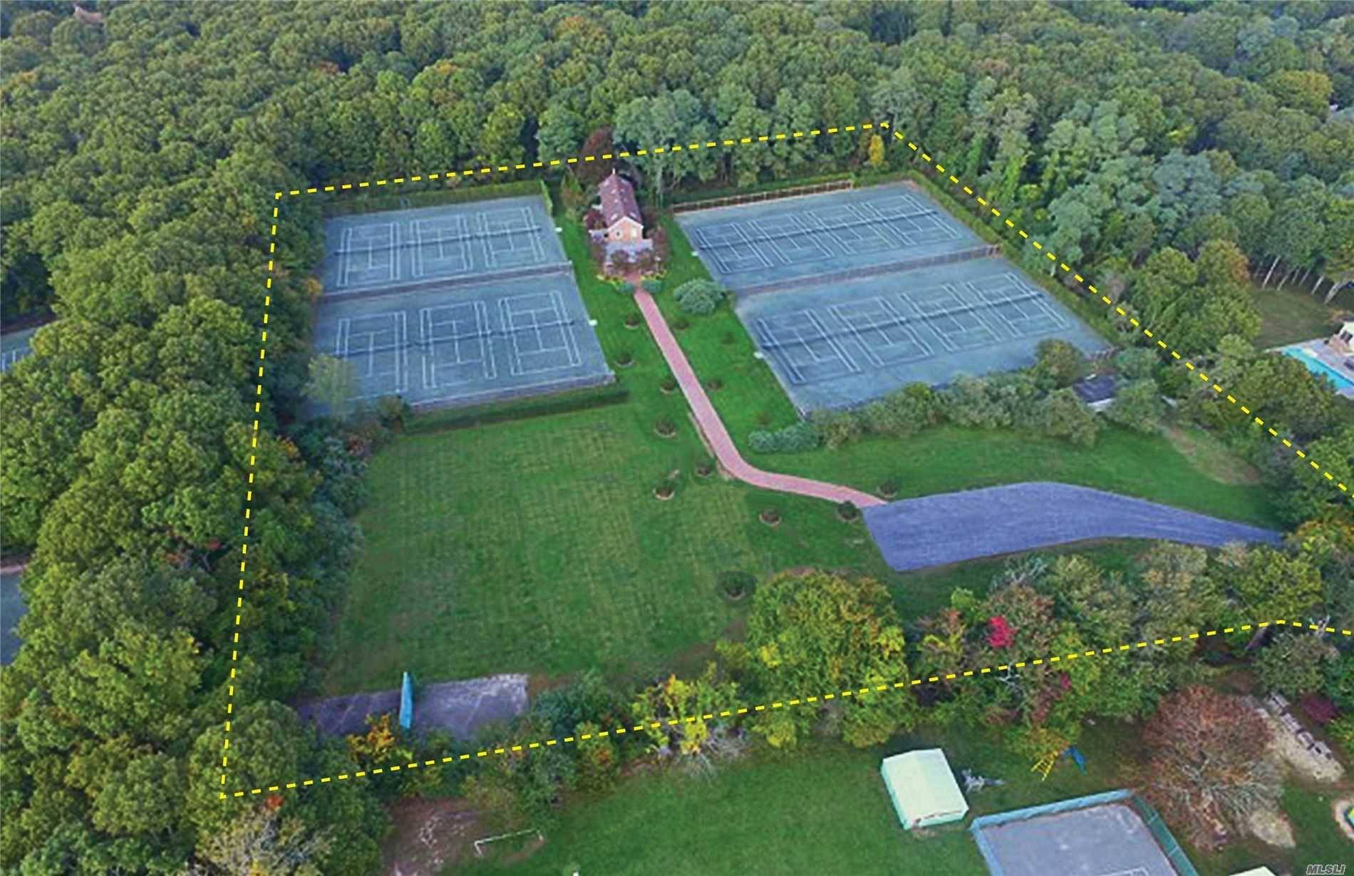 Great opportunity... 5 Acres of lush land in an upscale, thriving community in the heart of Southampton.