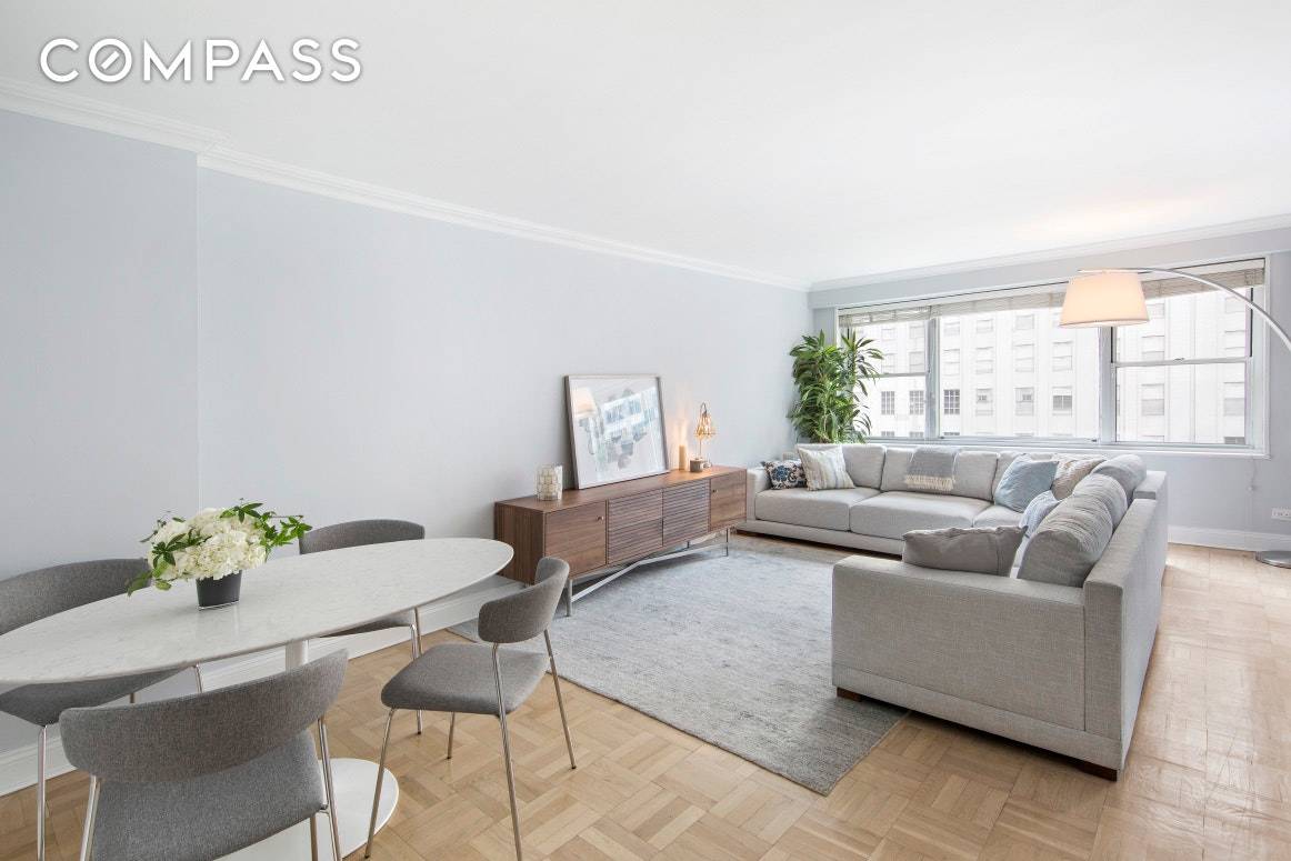 With great natural light and meticulous updates, this alcove studio is a move in ready dream home in a fantastic Lenox Hill co op.