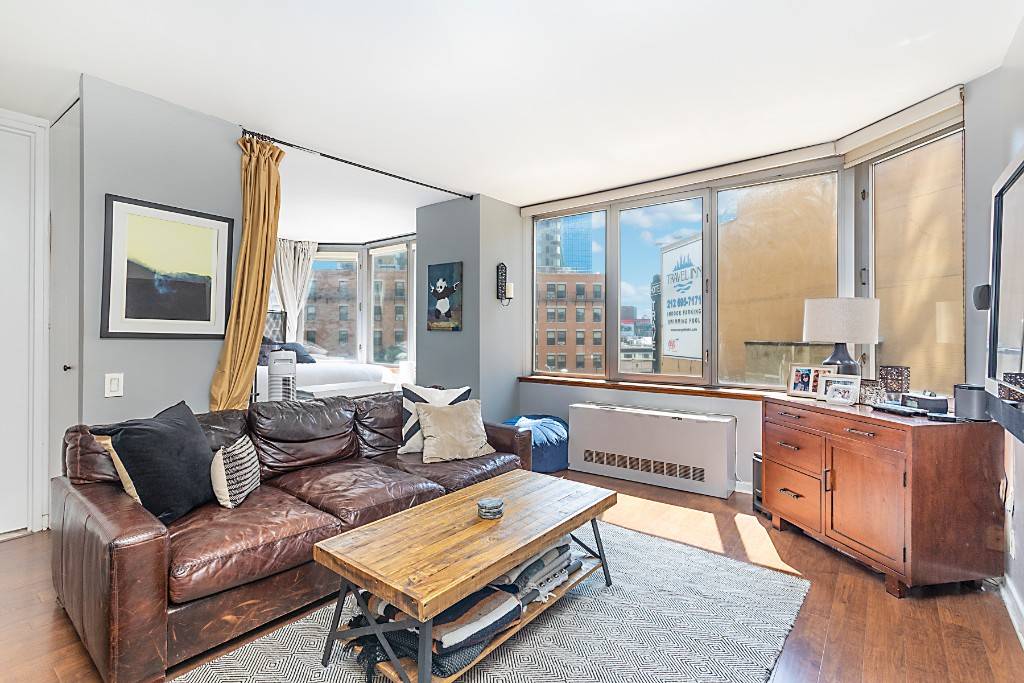 Large, Bright Alcove Studio Available Now at Hell's Kitchen's Premier Condominium, The Strand !
