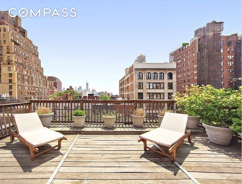 A large TWO BEDROOM TWO BATHROOM and a STUDY duplex penthouse with TWO PRIVATE ROOF TERRACES located in Chelsea.
