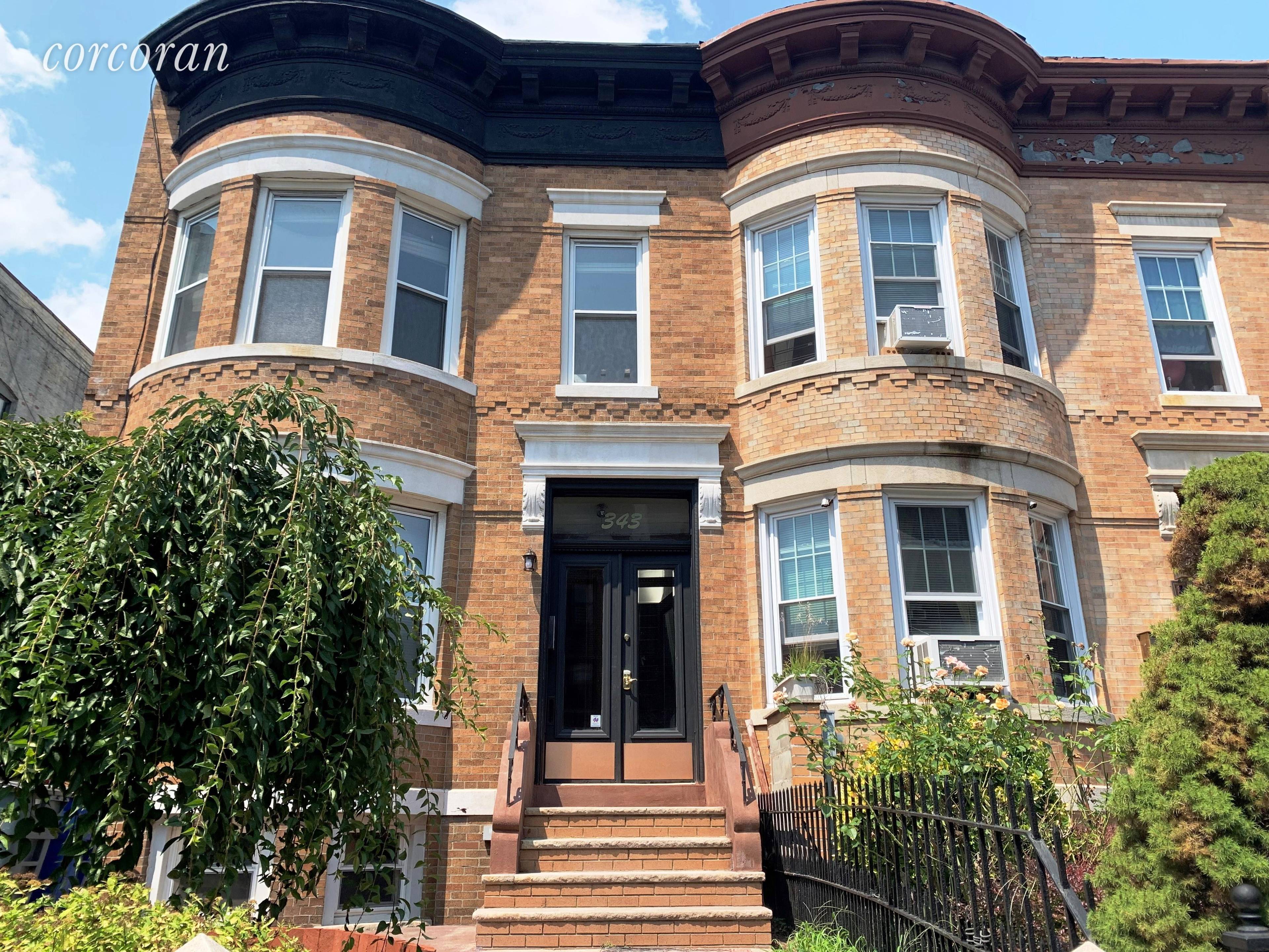 Beautifully renovated two family brick townhouse located on a prime block in Lefferts Gardens.