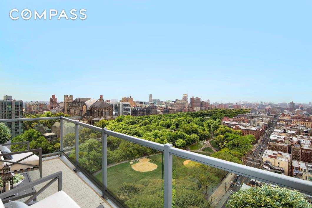 This unit is a gorgeous sun drenched luxury one bedroom apartment, uniquely located between Morningside Park and Central Park.