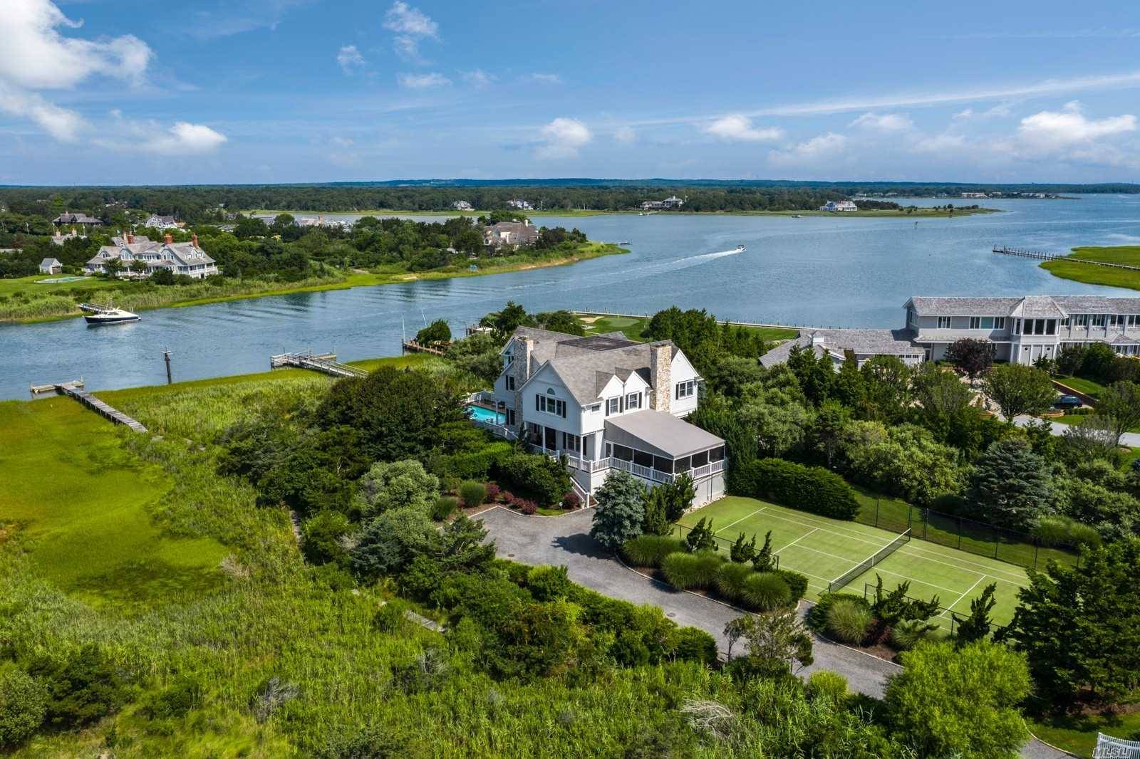 Waterfront living in the Hamptons doesn't get any better than this on 1.
