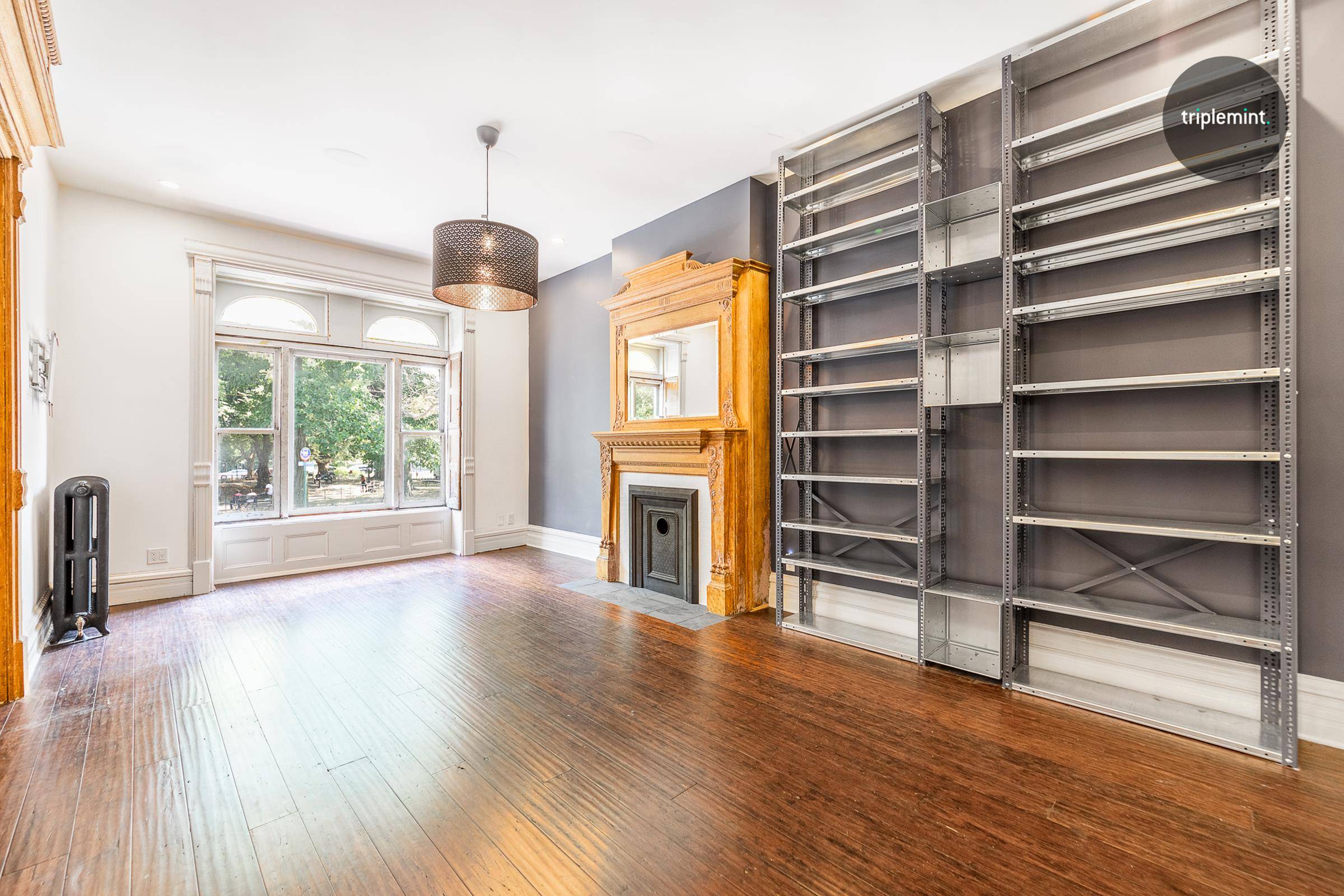 Welcome home to this stunning and rarely available three bedroom, two and a half bathroom duplex in prime Bed Stuy.
