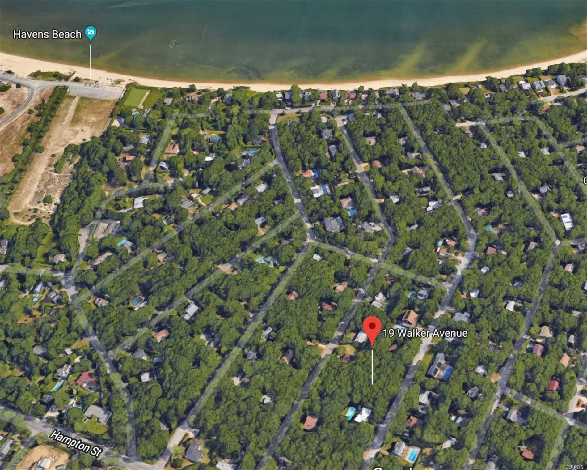 Amazing wooded lot in Sag Harbor Village