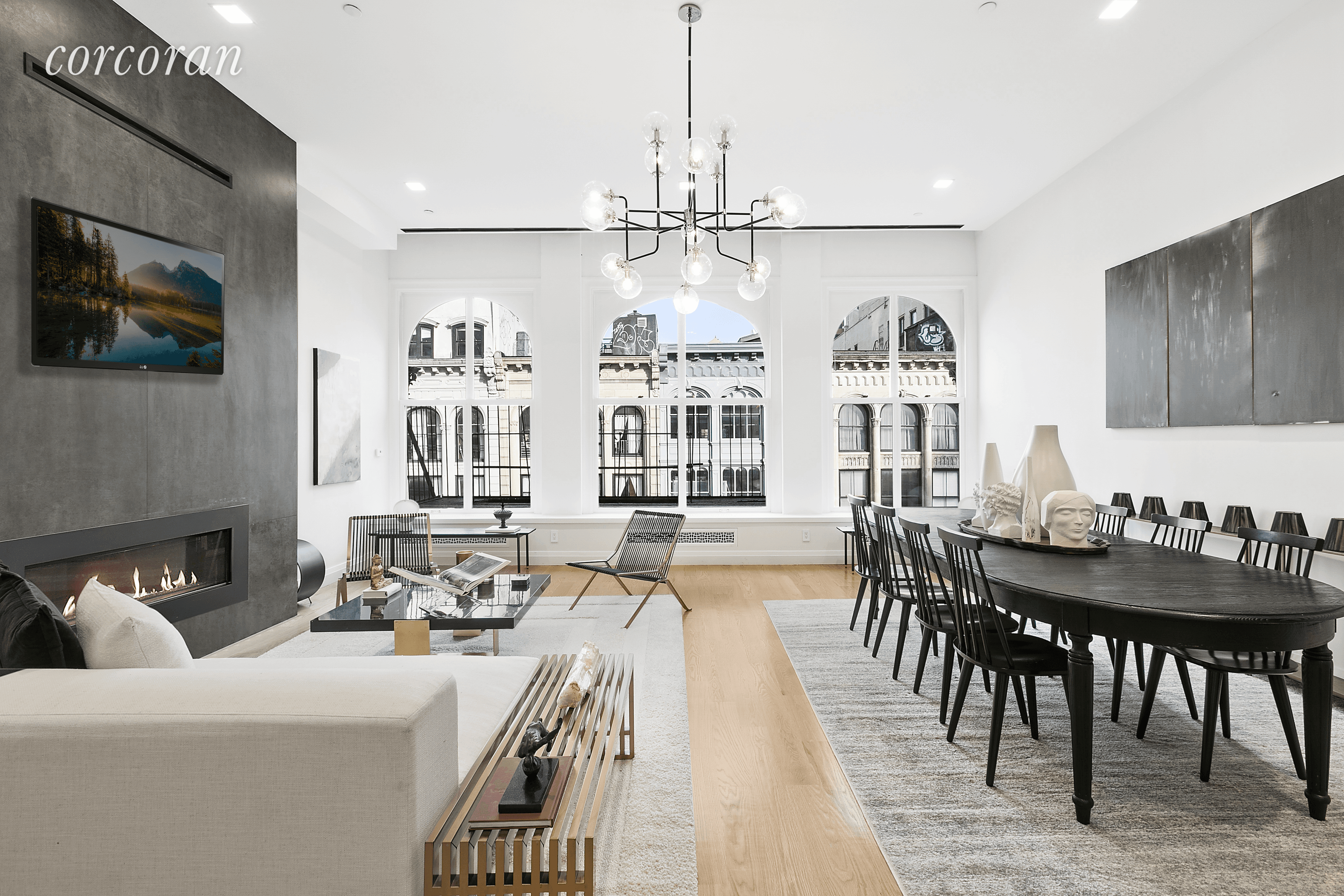 391 Broadway is an exquisite conversion of a historic cast iron Pre war loft building located in Tribeca.