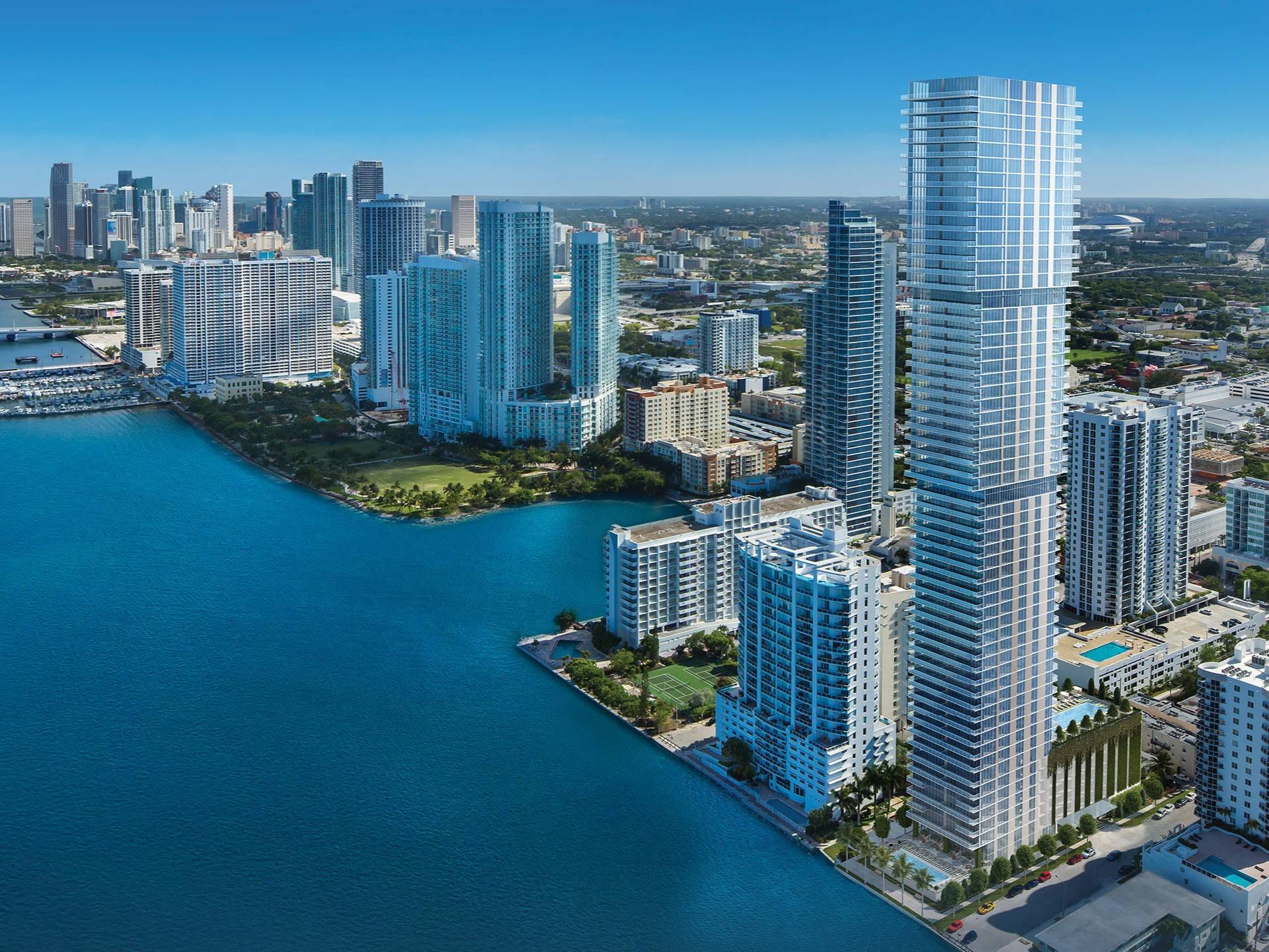 Elysee Miami Luxury water front residences 3BD+Den/4.5BA