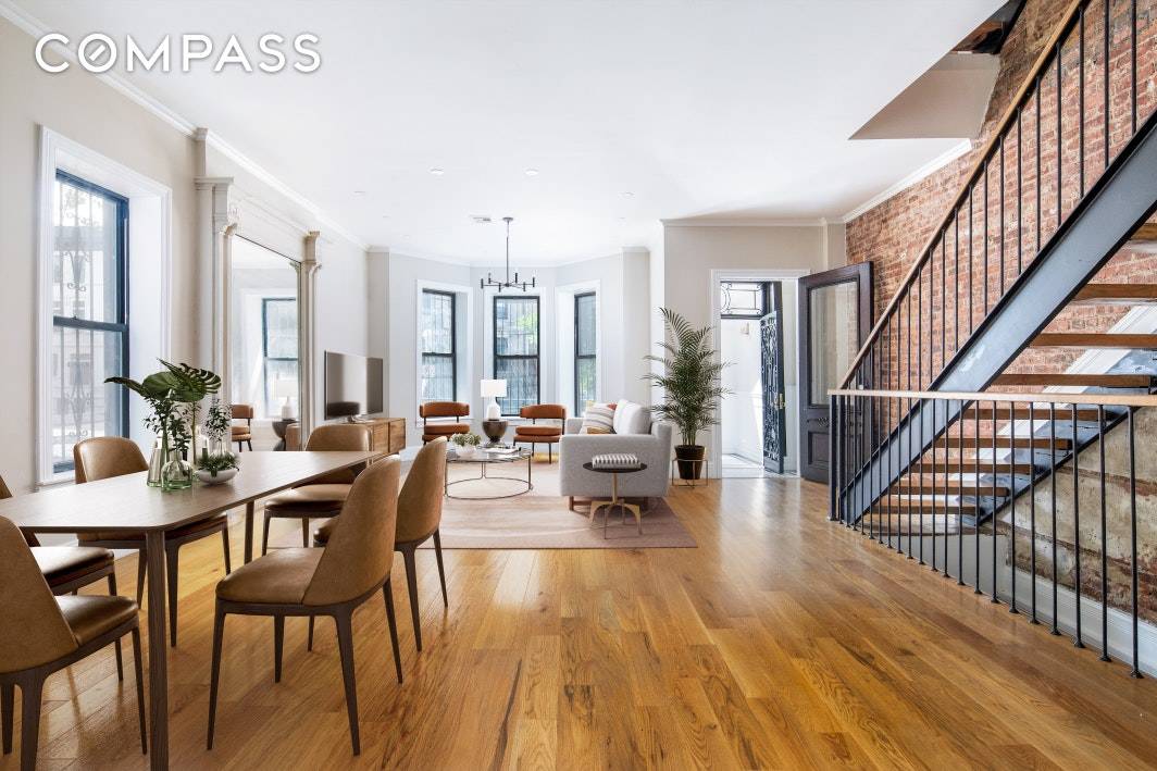 271 New York Avenue is a fully renovated 2 family home located on a corner lot of a beautiful street in the Crown Heights North Historic District.