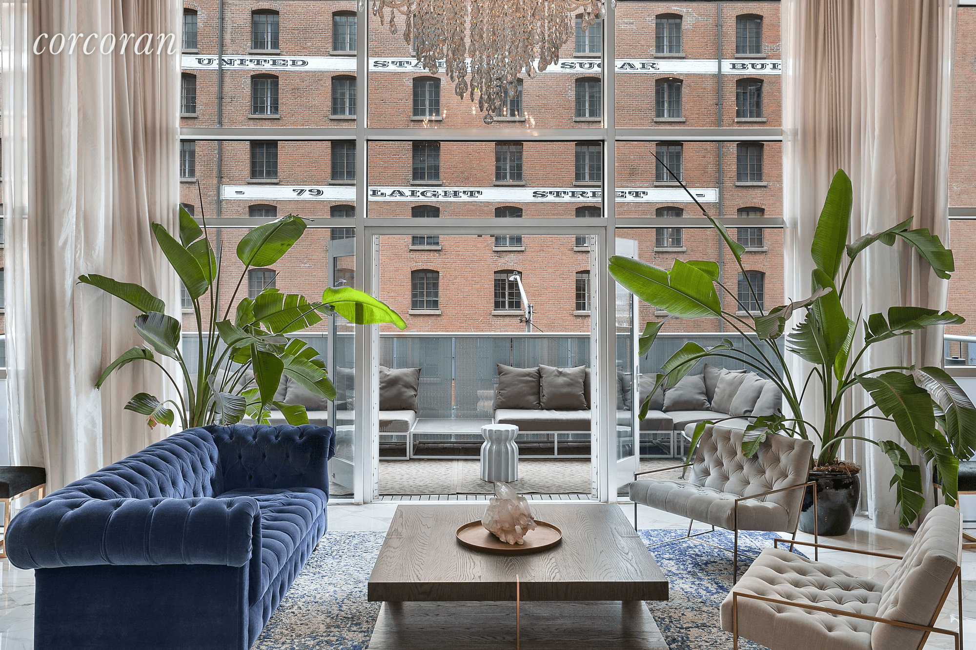 Located in the distinguished section of TriBeCa's Historic District, nestled on a tree lined, and only a few feet from cobblestone streets and the waterfront, is The Glass Condominium Building.
