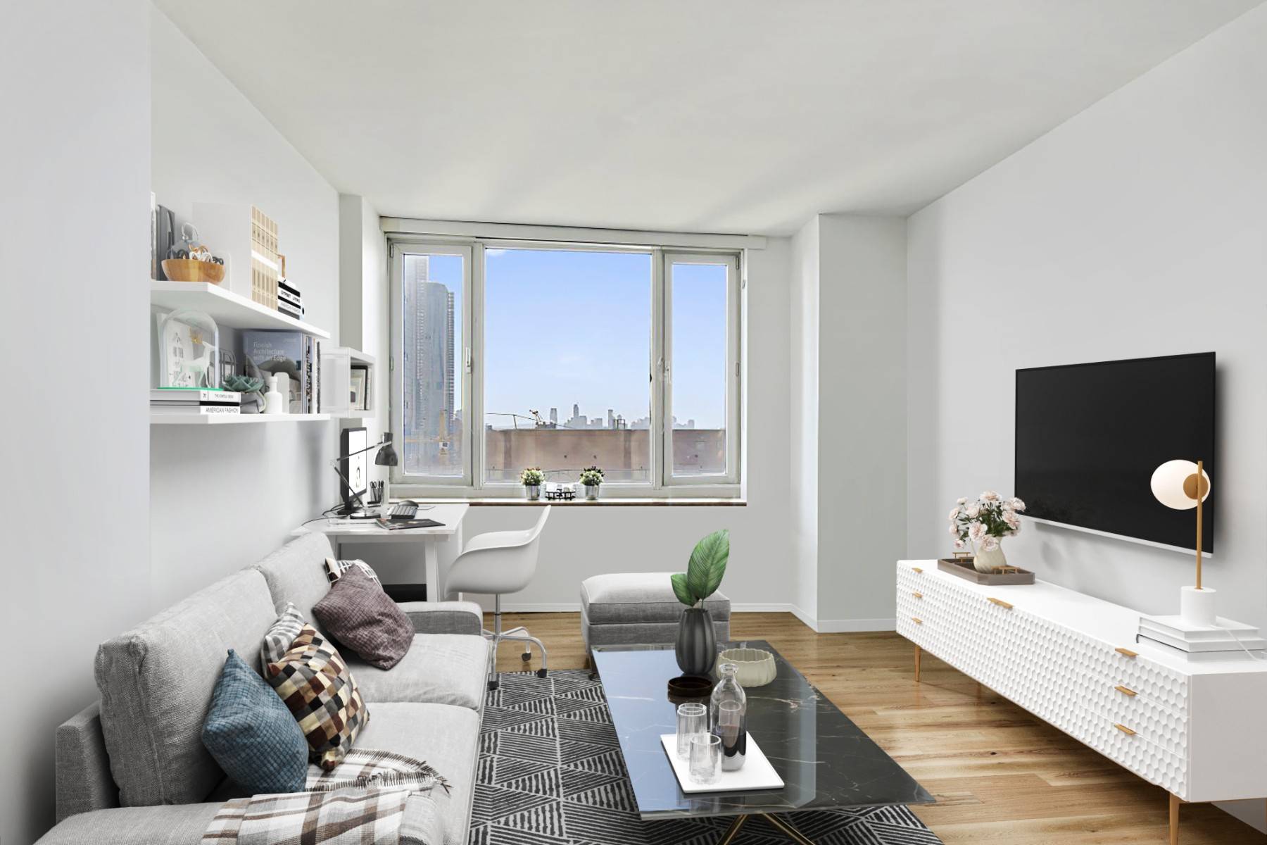 Luxurious 2 bedroom and 2 bathroom condo at the Atelier, 635 West 42nd Street !