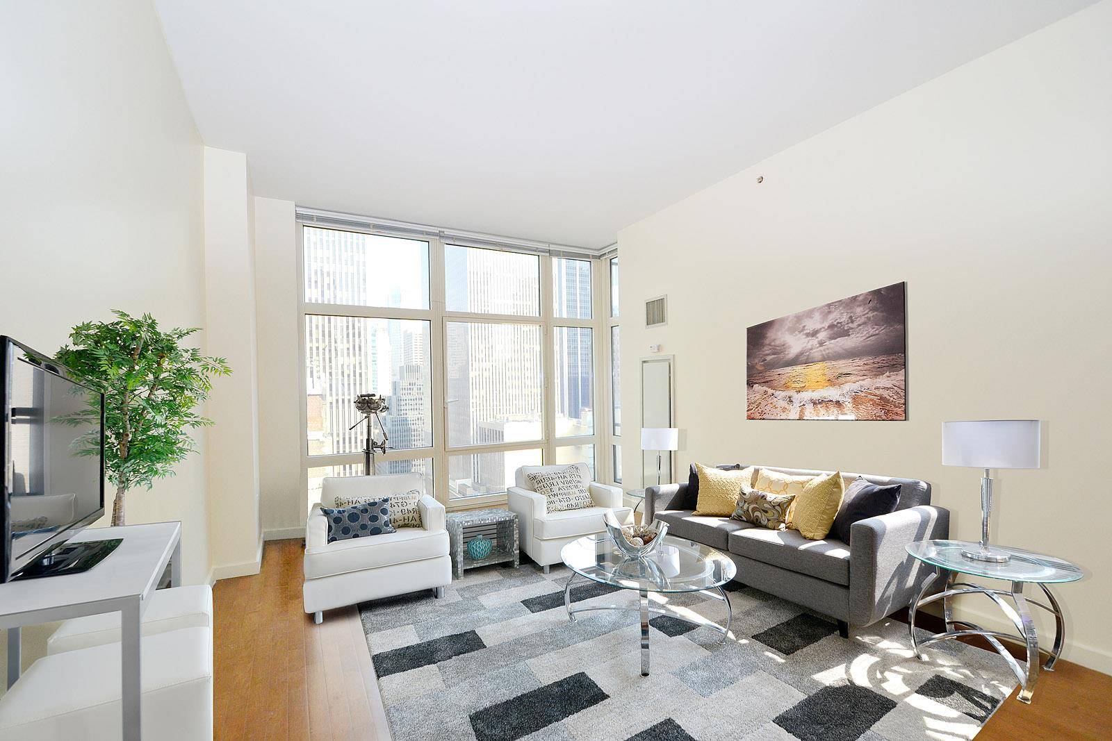1 b rm w home office amp ; balcony rare and unique residential opportunity at the gateway to time square and rockefeller center, in the heart of new york city.