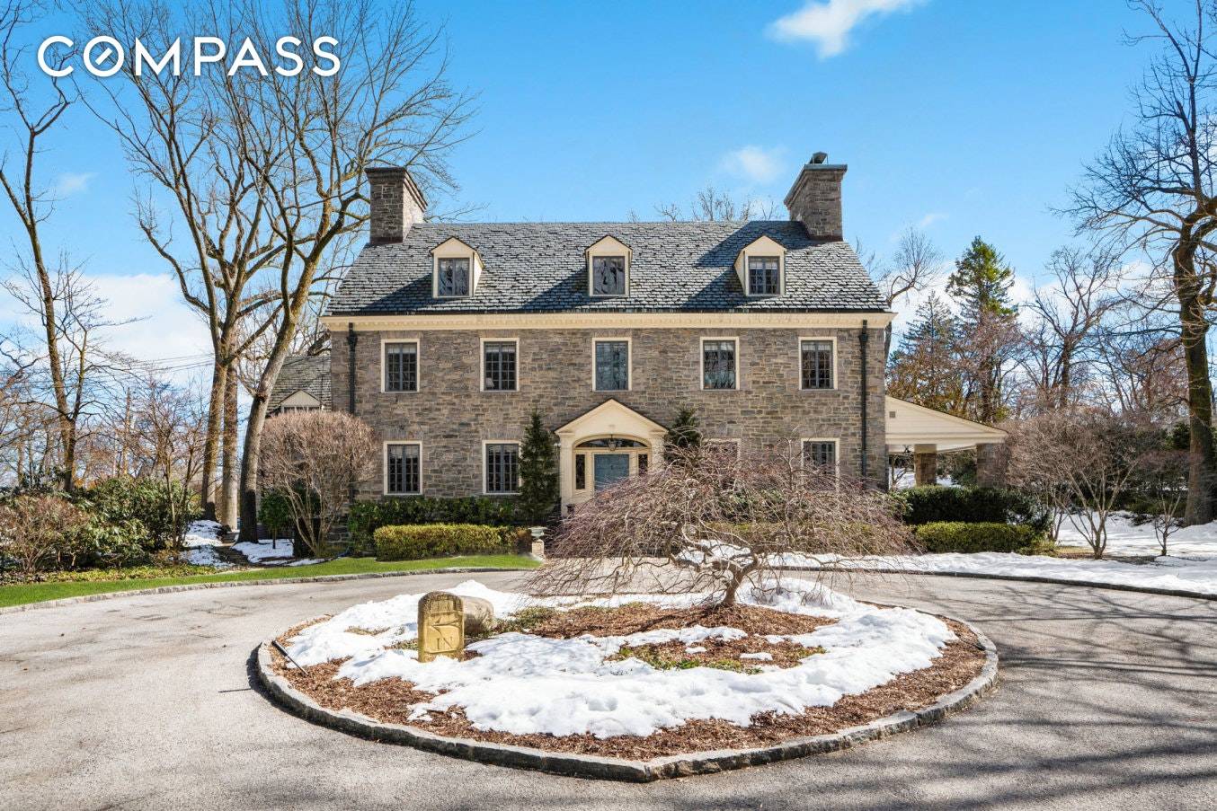 Gorgeous Georgian Revival Fieldstone House in Park like SettingThis stately Georgian Revival Fieldstone house is located in the heart of Fieldston, a private streeted community, on 1.