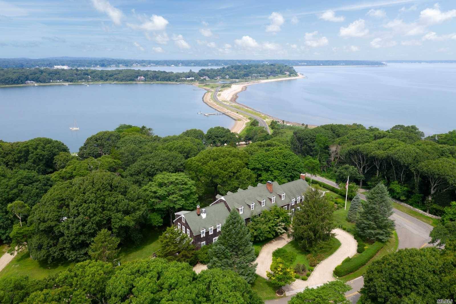 Own a piece of Shelter Island history with this one of a kind waterfront estate in the Hamptons.