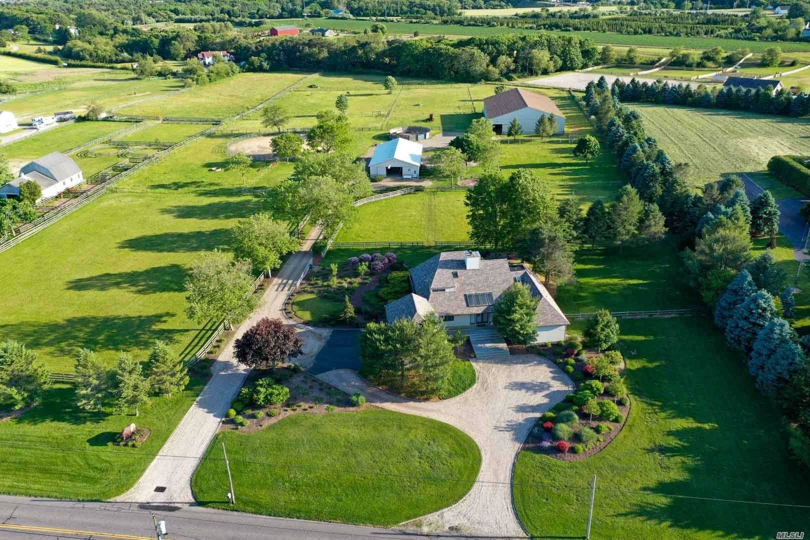 Wonderful opportunity to use this spectacular property custom built Residence as an Equestrian Center specializing in full service boarding, training and showing !