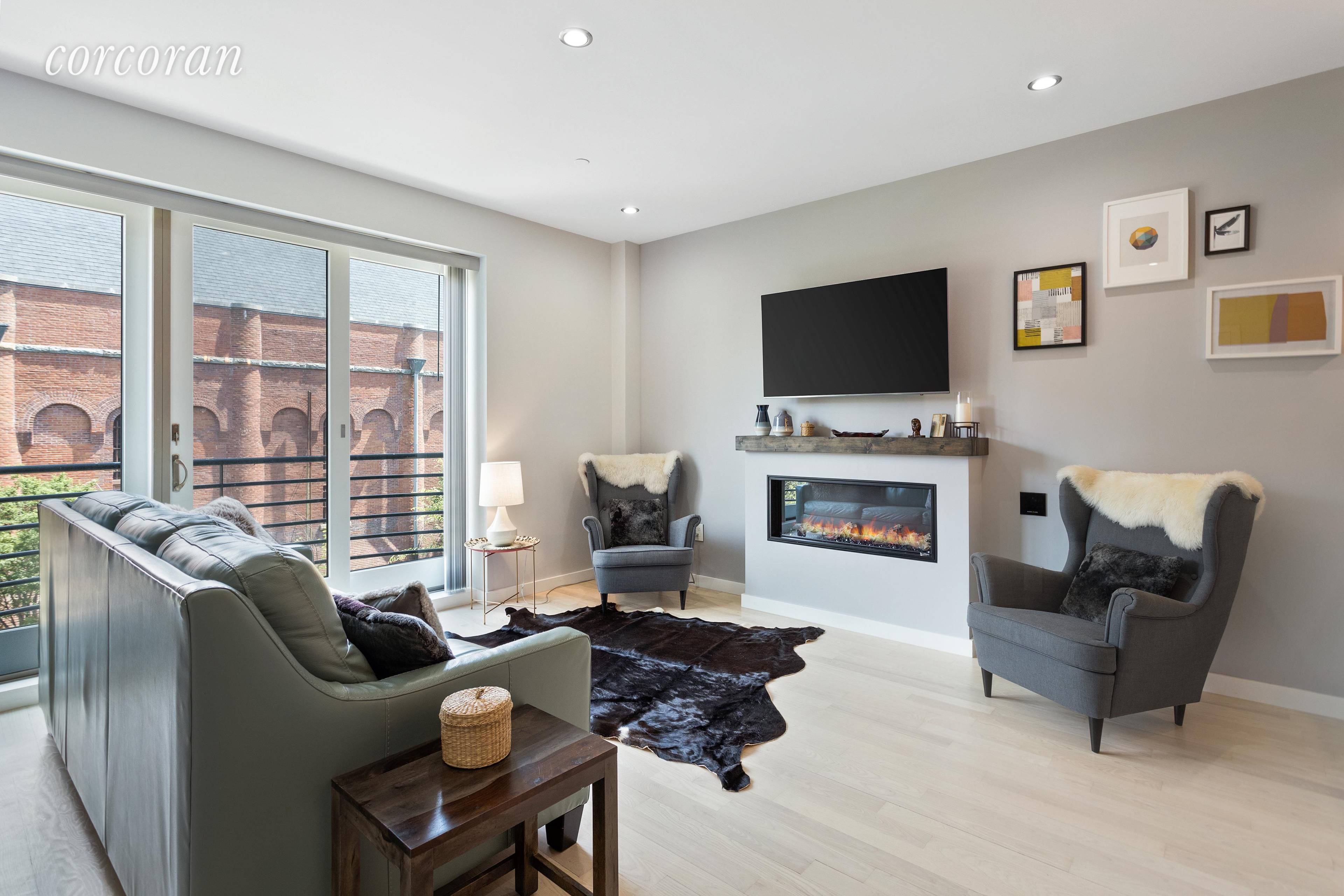 Welcome home to this impeccably renovated, two bed, one and a half bath condo !