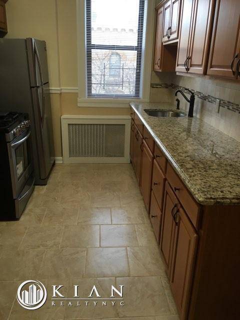 Recently renovated. Three bedrooms all boxed square windowed rooms.