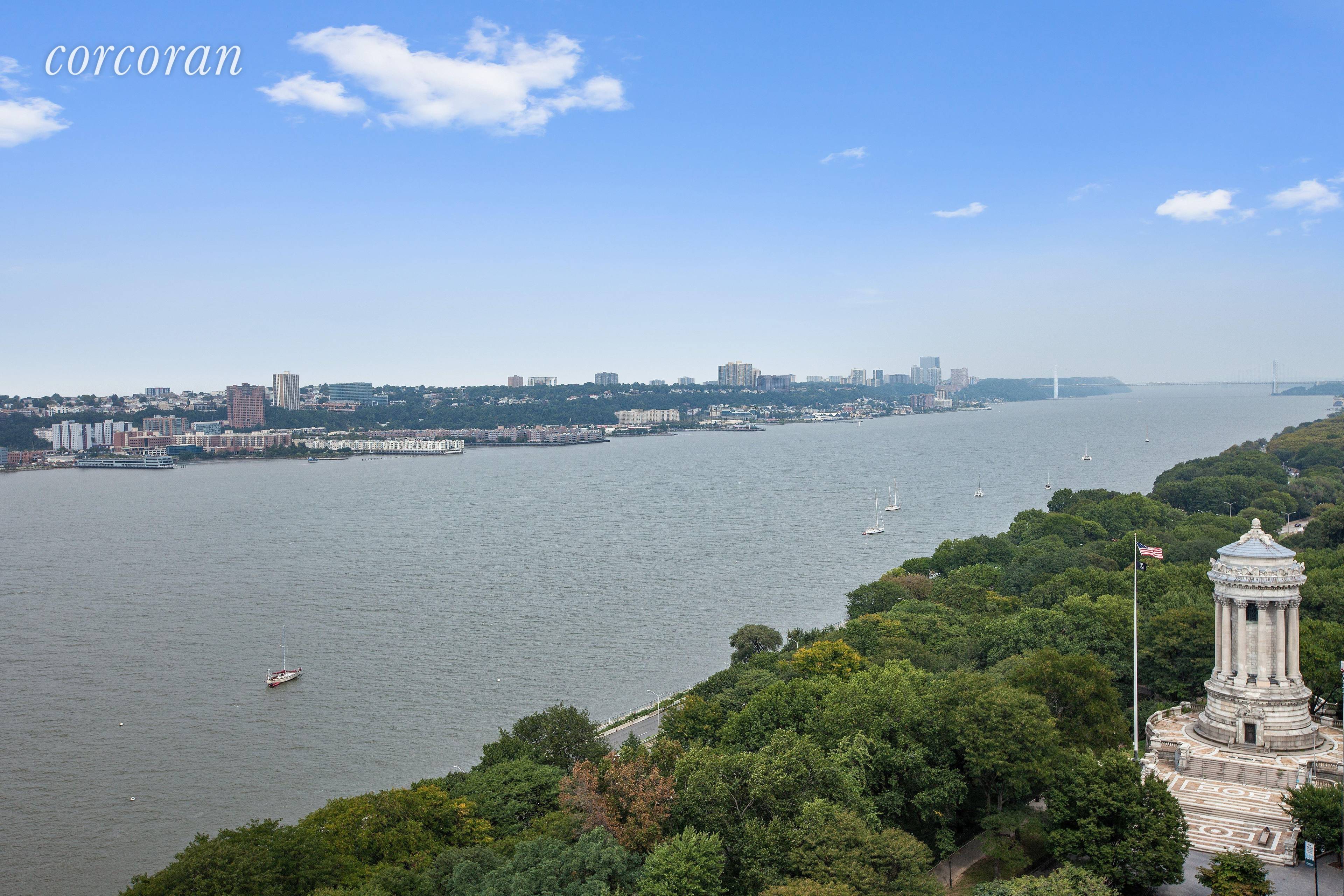 Terrace Lover's Dream ! Stunning penthouse level residence with sublime terraces overlooking Riverside Park and the Hudson River.