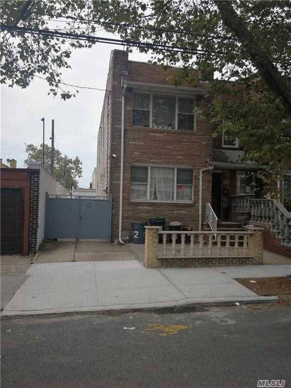 Semi Detached Two Dwelling Brick House In The Heart Of Bensonhurst.