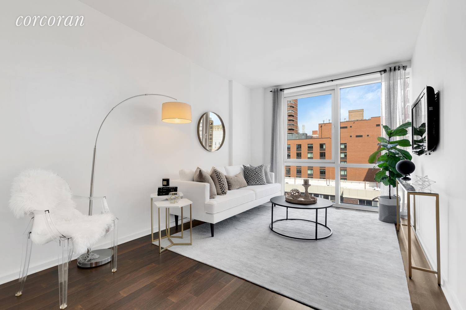 Welcome to apartment 14L at Gramercy Starck Condominiums, 340 East 23rd Street ; the largest one bedroom one bathroom unit in the building and the best layout with 770 Square ...