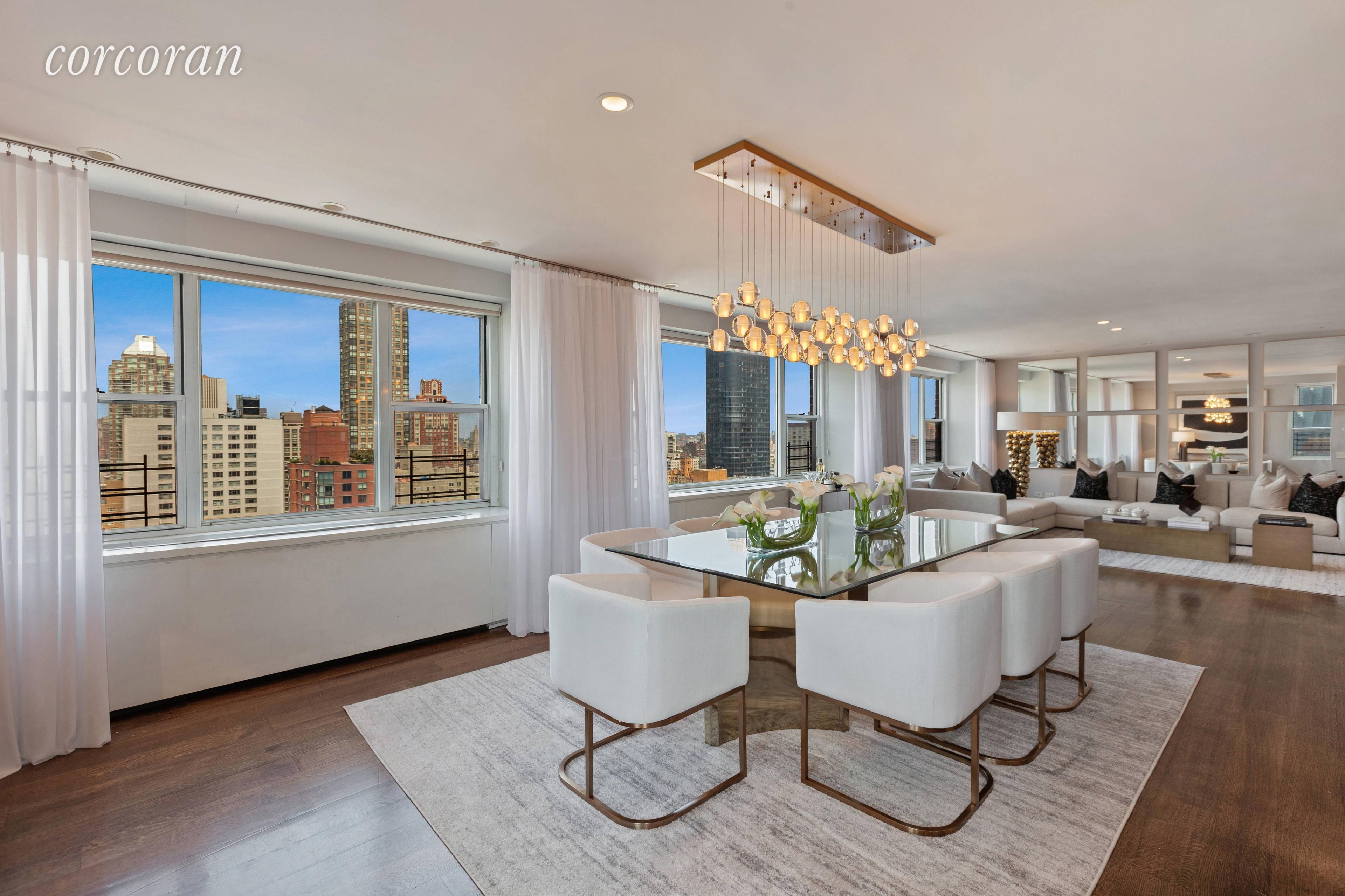 Breathtaking Penthouse apartment with four bedrooms and five full baths.