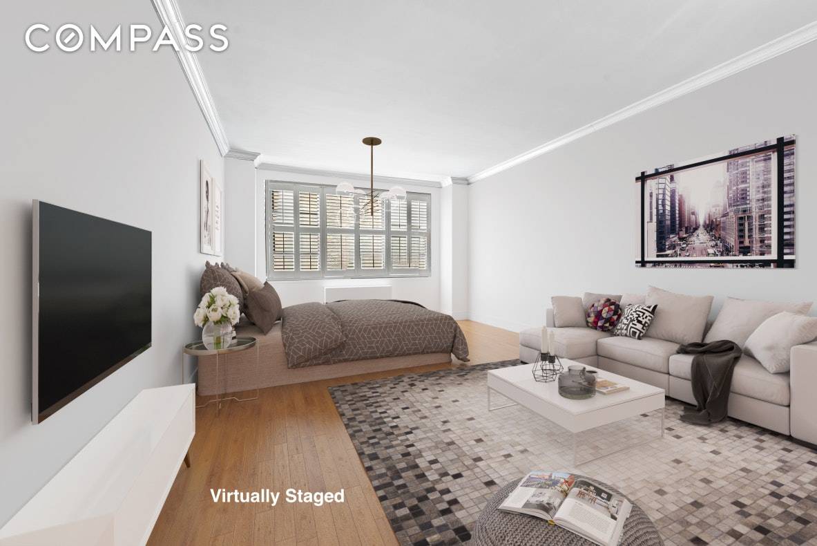 Make your home in the heart of the city in this immaculate, gut renovated studio in a revered full service cooperative situated where Union Square, Chelsea, Greenwich Village and the ...