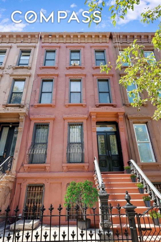 A handsome, sophisticated Neo Grec brownstone, 296 Stuyvesant Avenue is on a lovely tree lined avenue, considered one of historic Stuyvesant Heights best and most sought after blocks.