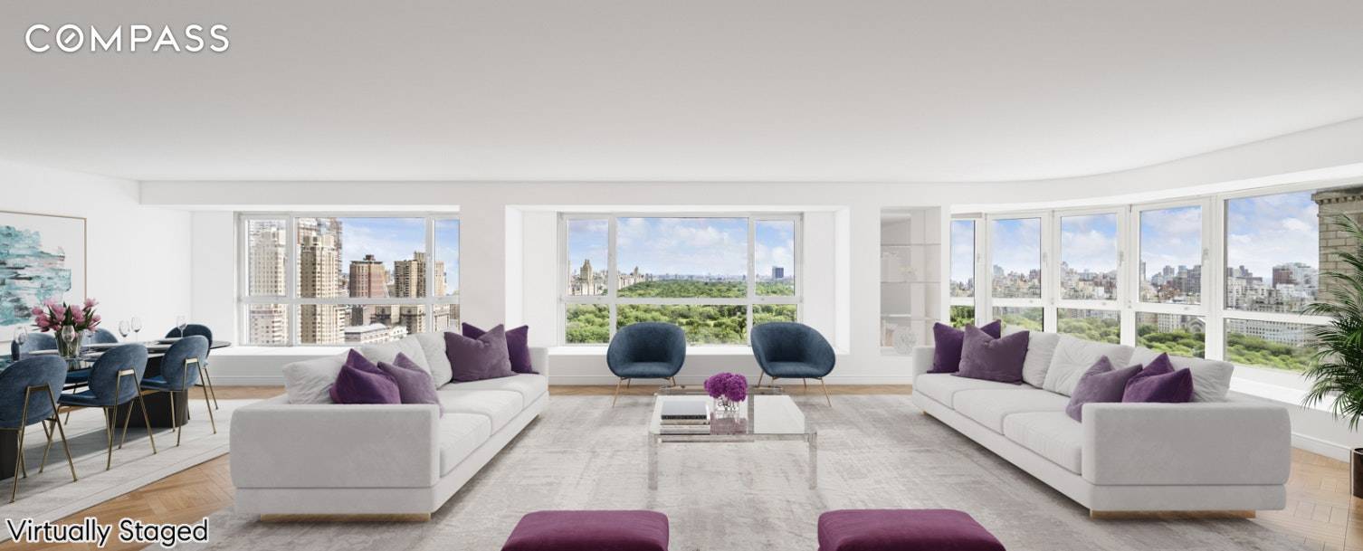 At the foot of Central Park, perched high on the 30th Floor of prestigious Billionaire s Row, this magnificent full floor tower residence with sweeping Central Park and City views ...
