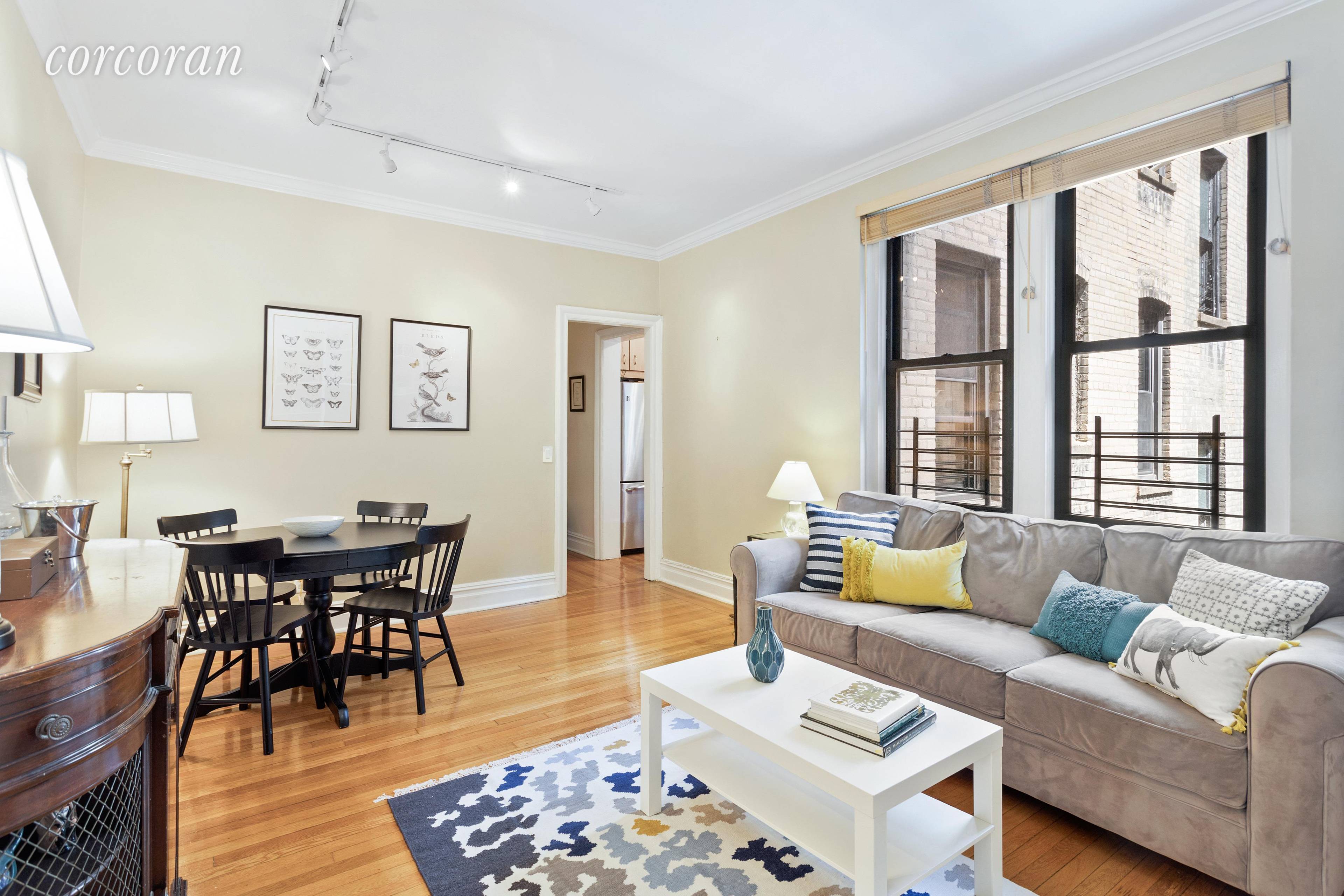 A classic layout and pre war details make this spacious three bedroom the quintessential Park Slope co op !
