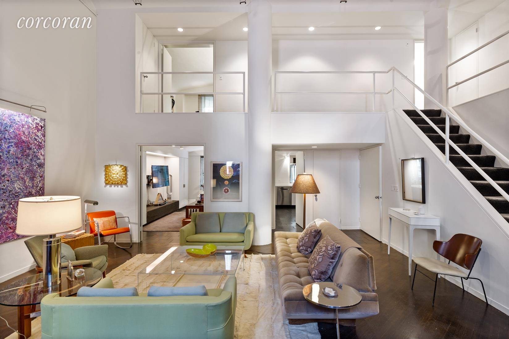 27 West 67th Street 1FE Here is your chance to own a palatial two bedroom to convertible three bedroom two full and one half bath artists loft in one of ...