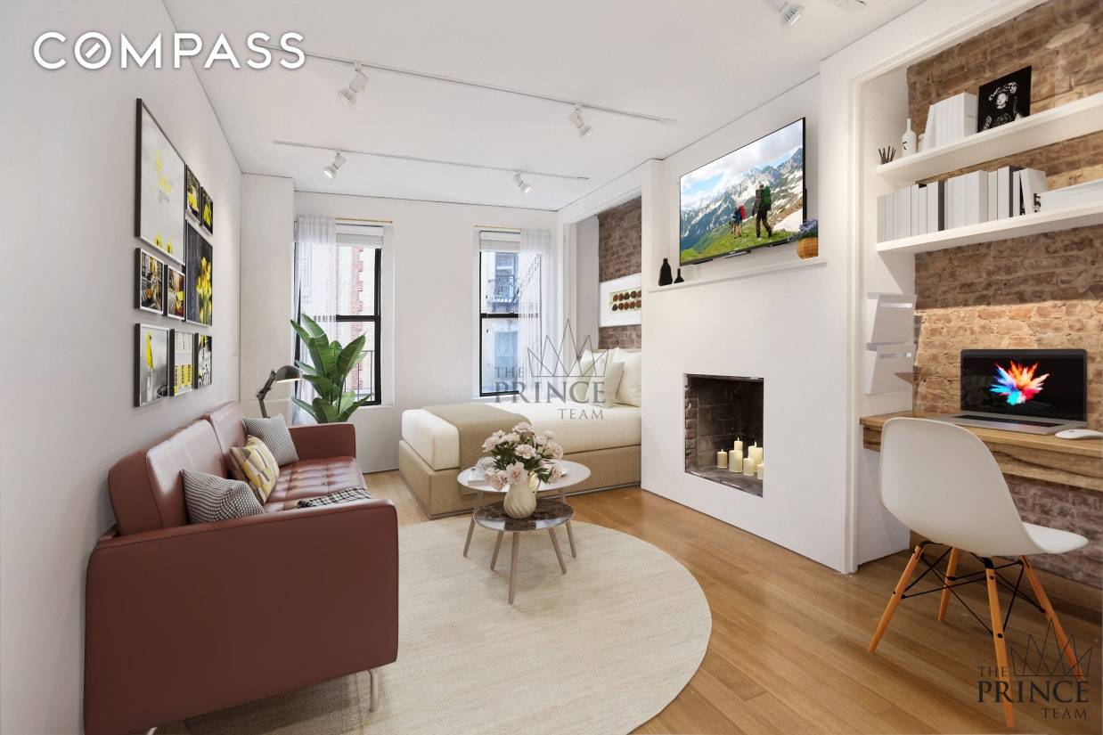 This Greenwich Village modern open loft like studio is very well thought out and clever in design.