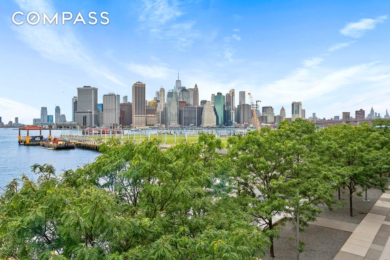 Enjoy soaring ceilings and stunning unobstructed harbor amp ; Manhattan views in this designer chic, perfectly appointed four bedroom, three and a half bath duplex residence at One Brooklyn Bridge ...