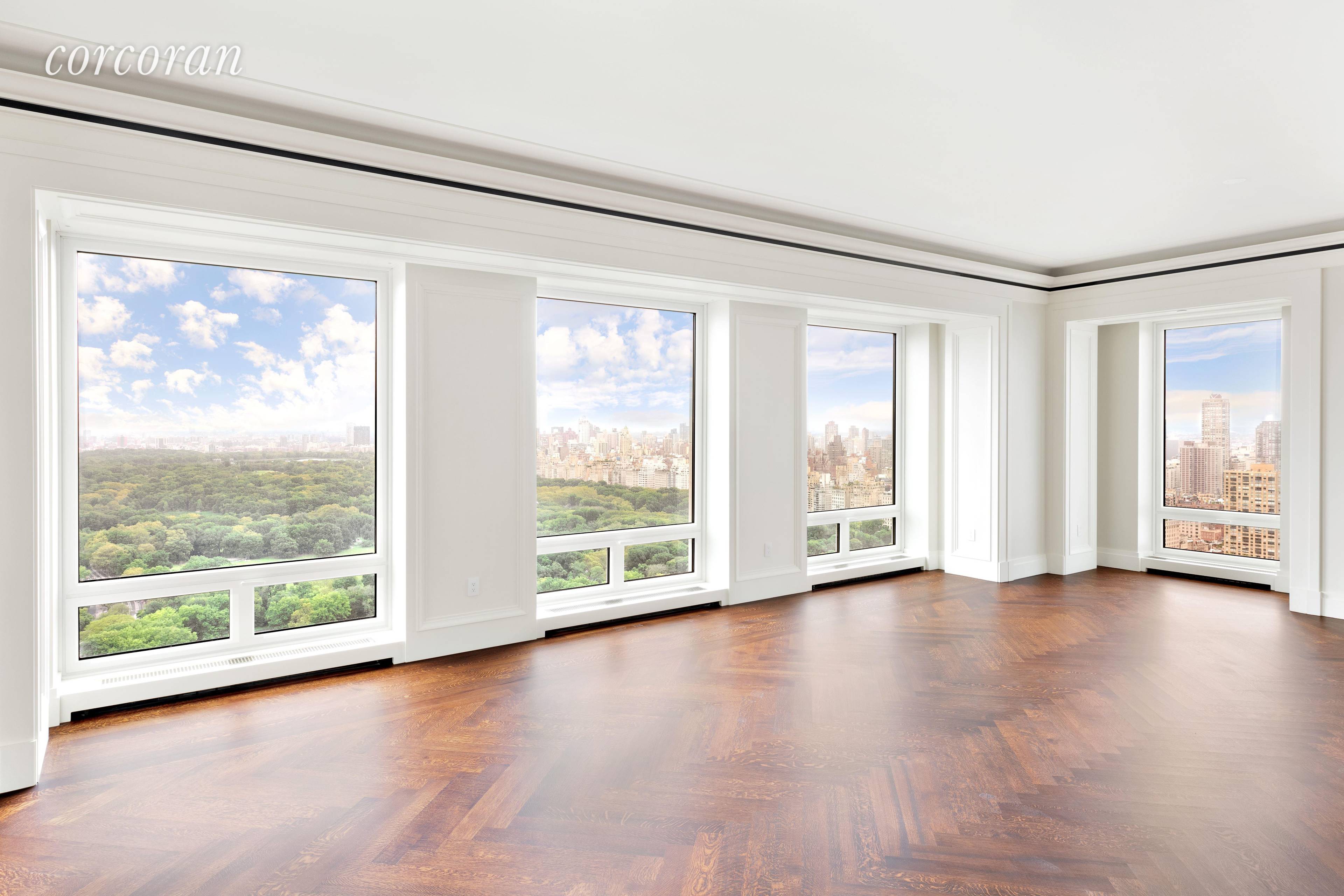 Tower Residence 39B Three Bedrooms Three Baths One Powder Room Be one of the first to reside in New YorkA s new and preeminent building, located directly on Central Park.
