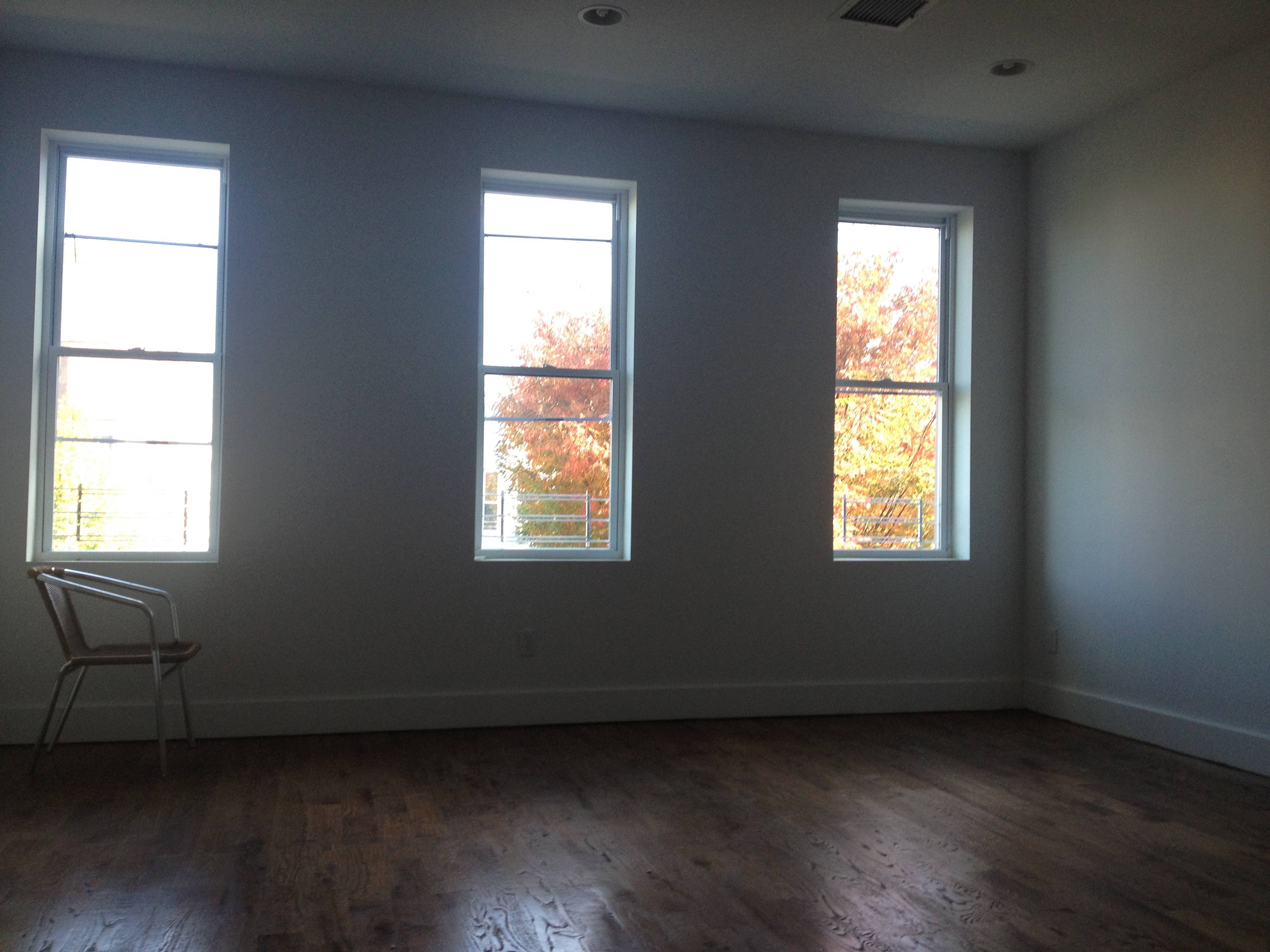 Brand New Fully Renovated 2 bedroom apartment in Bedstuy Brooklyn with Private Back Yard and Parking! No Fee and 1 month free