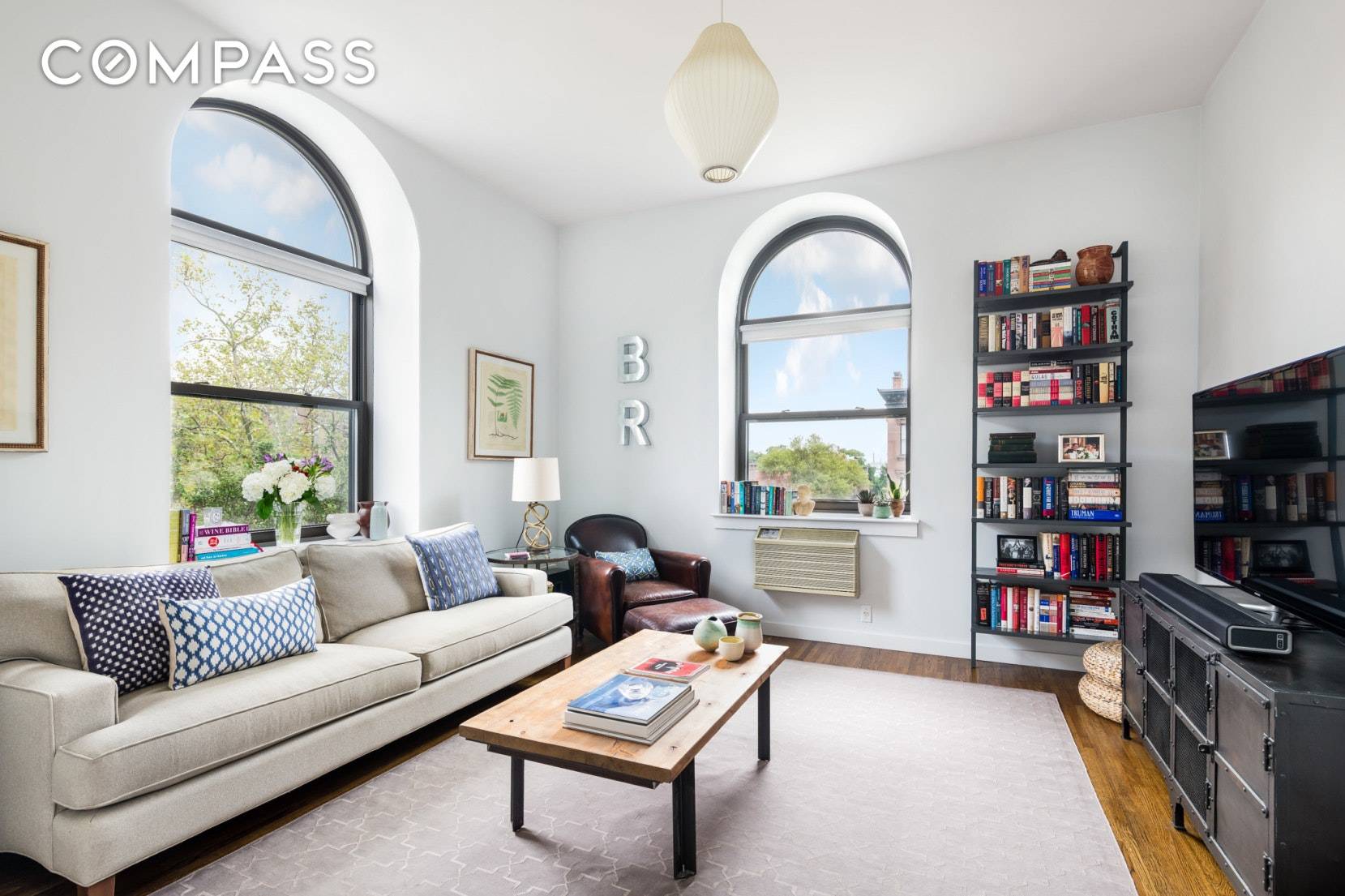 Housed in the steeple of the Old Westminster Church Co Op in the heart of Carroll Gardens, Apartment 4C is a handsomely renovated and spacious apartment.