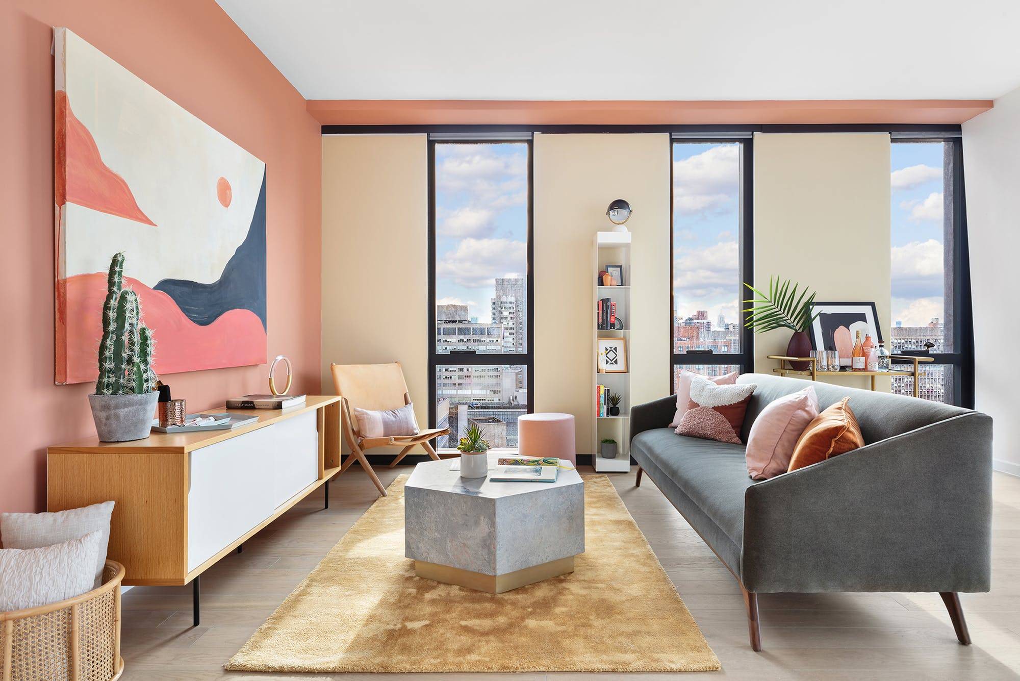 With incredible attention to design and detail, this gracious 1 Bedroom at American Copper features Sweeping midtown city views with Northern exposure of the UN and beyond Floor to ceiling ...