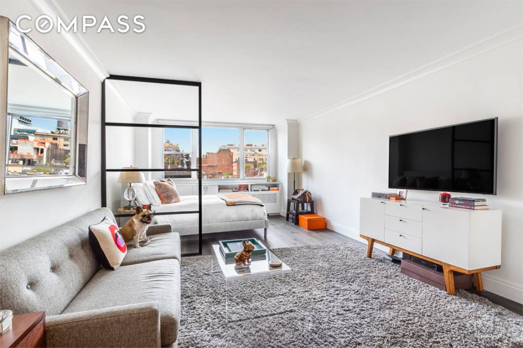 PRICED TO SELL ! First open house September 7th 5 30 7 00Welcome home to this chic, oversized, sun flooded studio on coveted Jane Street in the heart of the ...