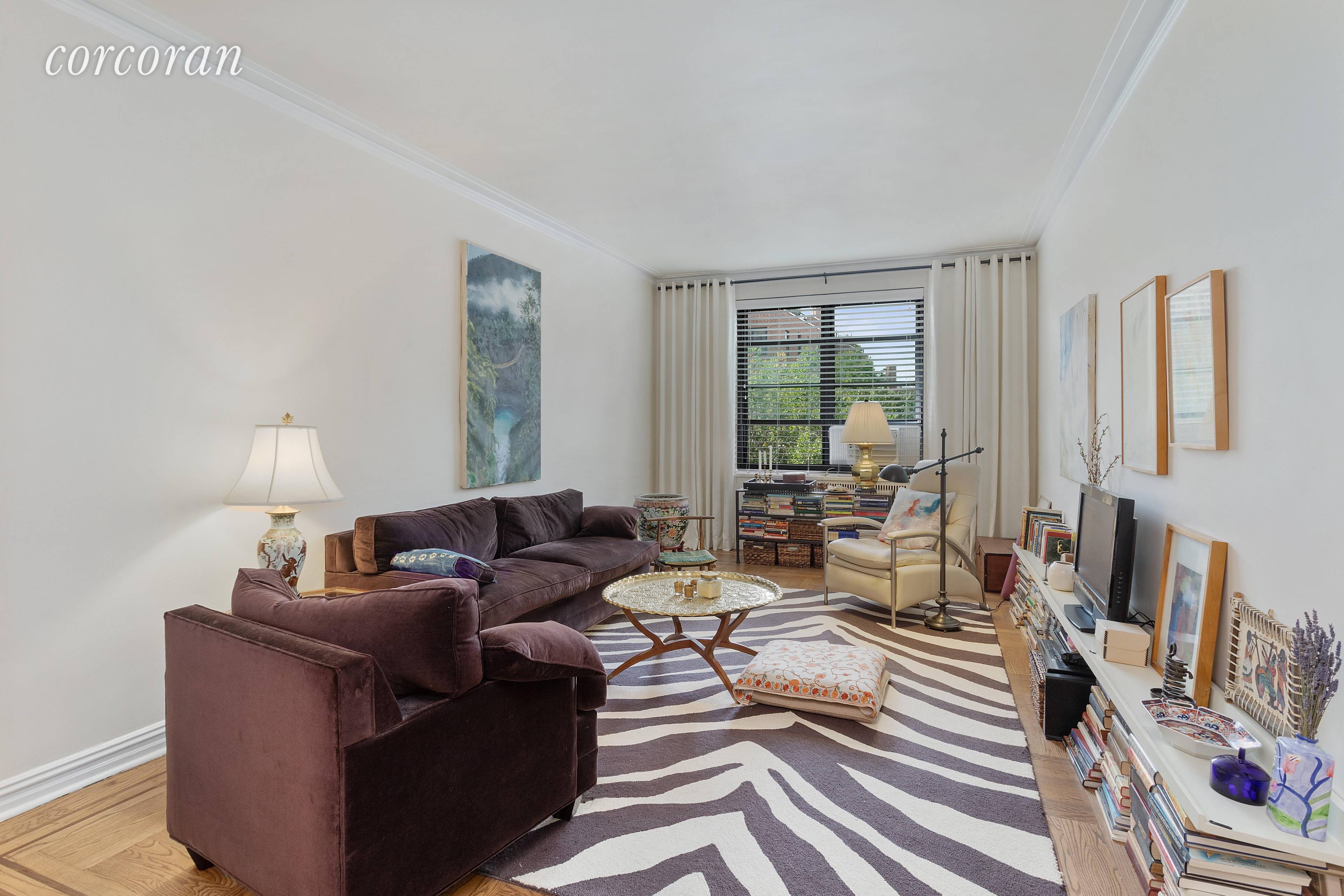 The Embassy, one of Inwood's most elegant Beaux Art Buildings, now has a one bedroom, one Bathroom apartment on the market.