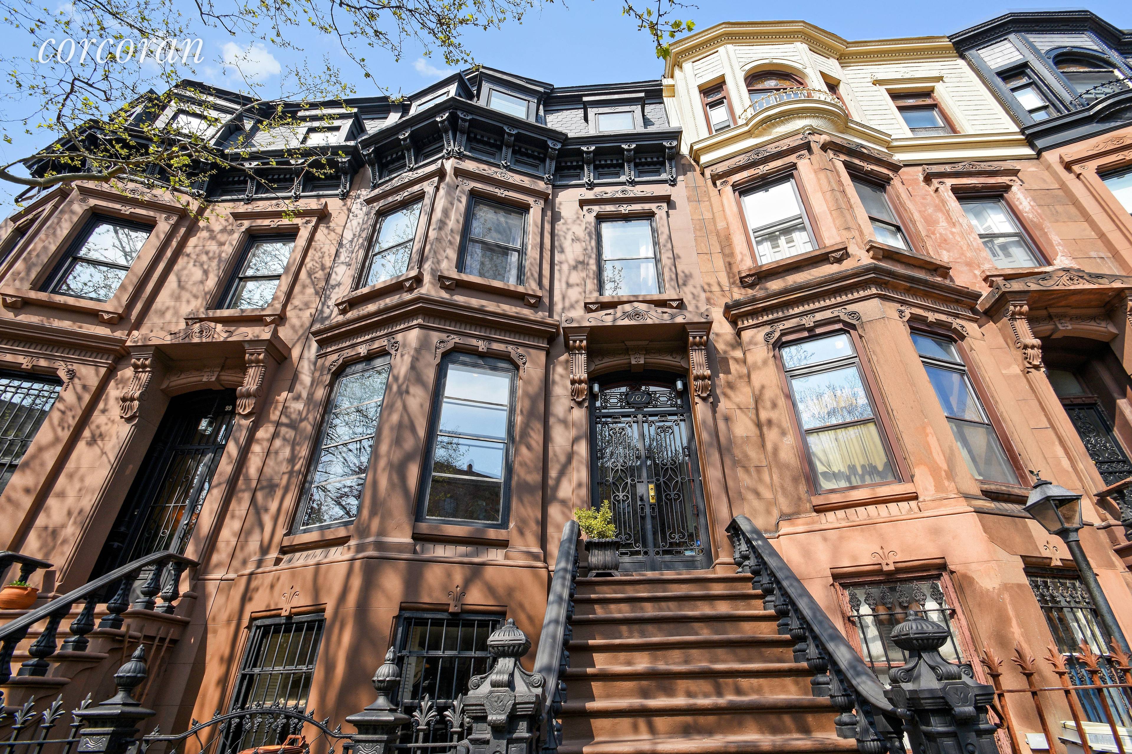 Stunning two family townhouse in the heart of Park Slope !
