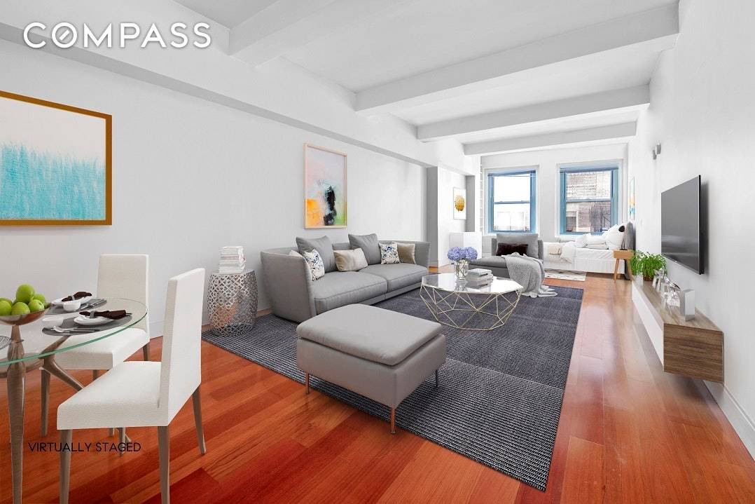 Come Home to this beautifully renovated 800 SQ FT loft style Condo in the heart of the Financial District.