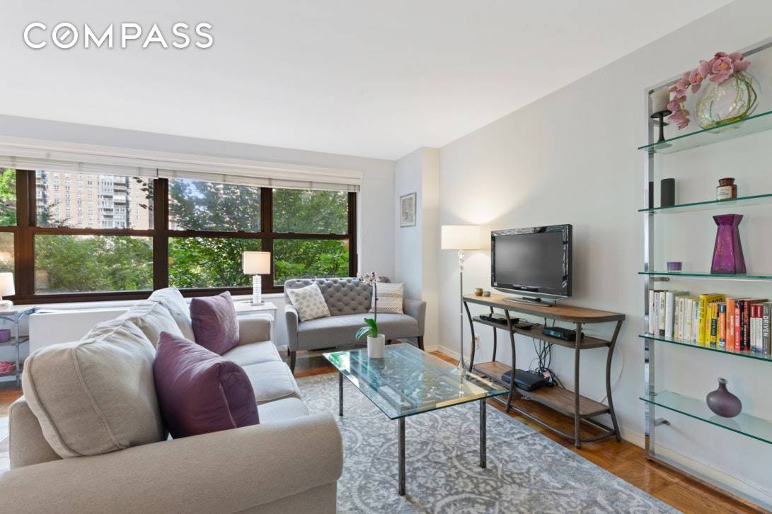 LINCOLN CENTER AREA This quiet, beautiful and sunny huge alcove studio is the perfect starter home or pied a terre.